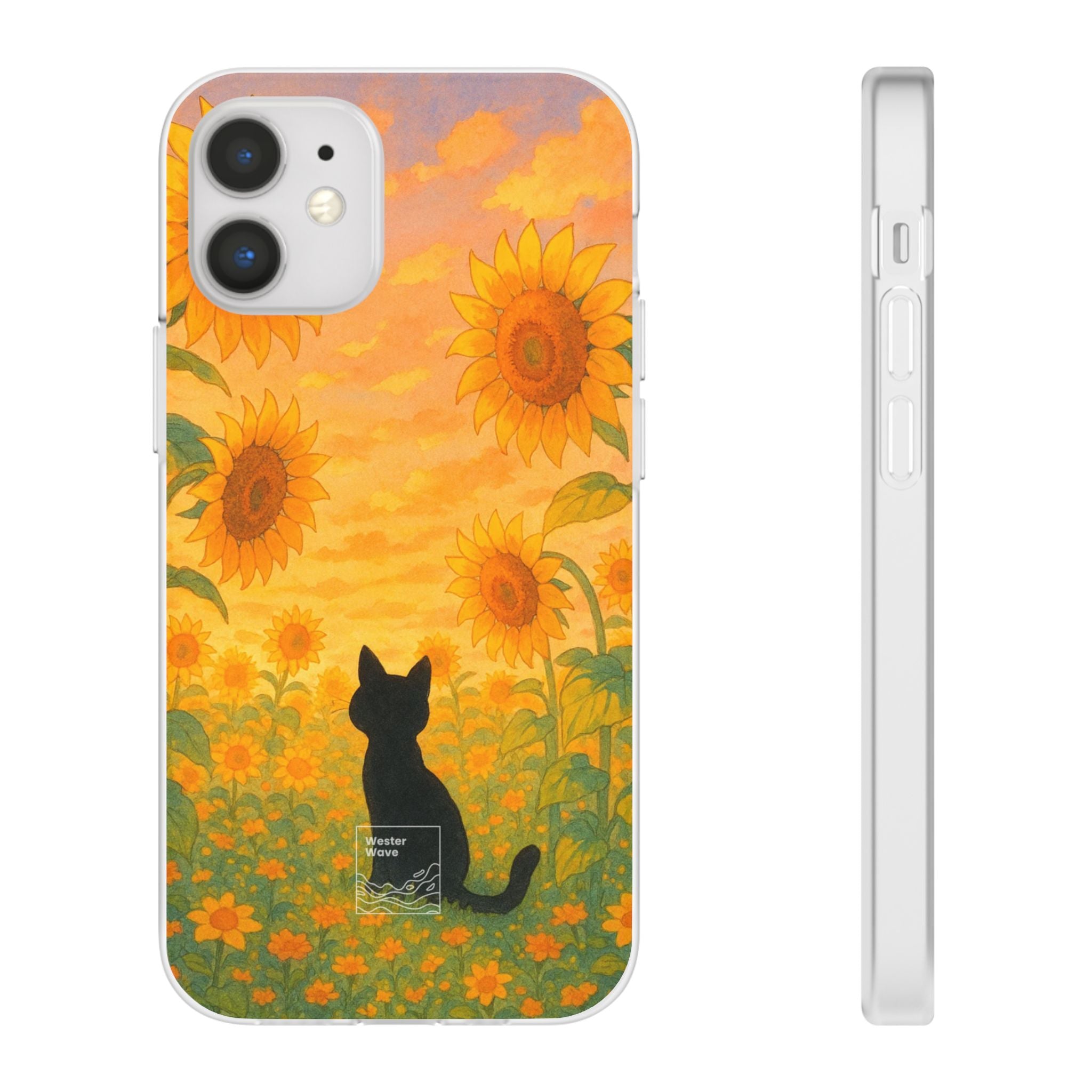 Sunflower Sunrise Cat