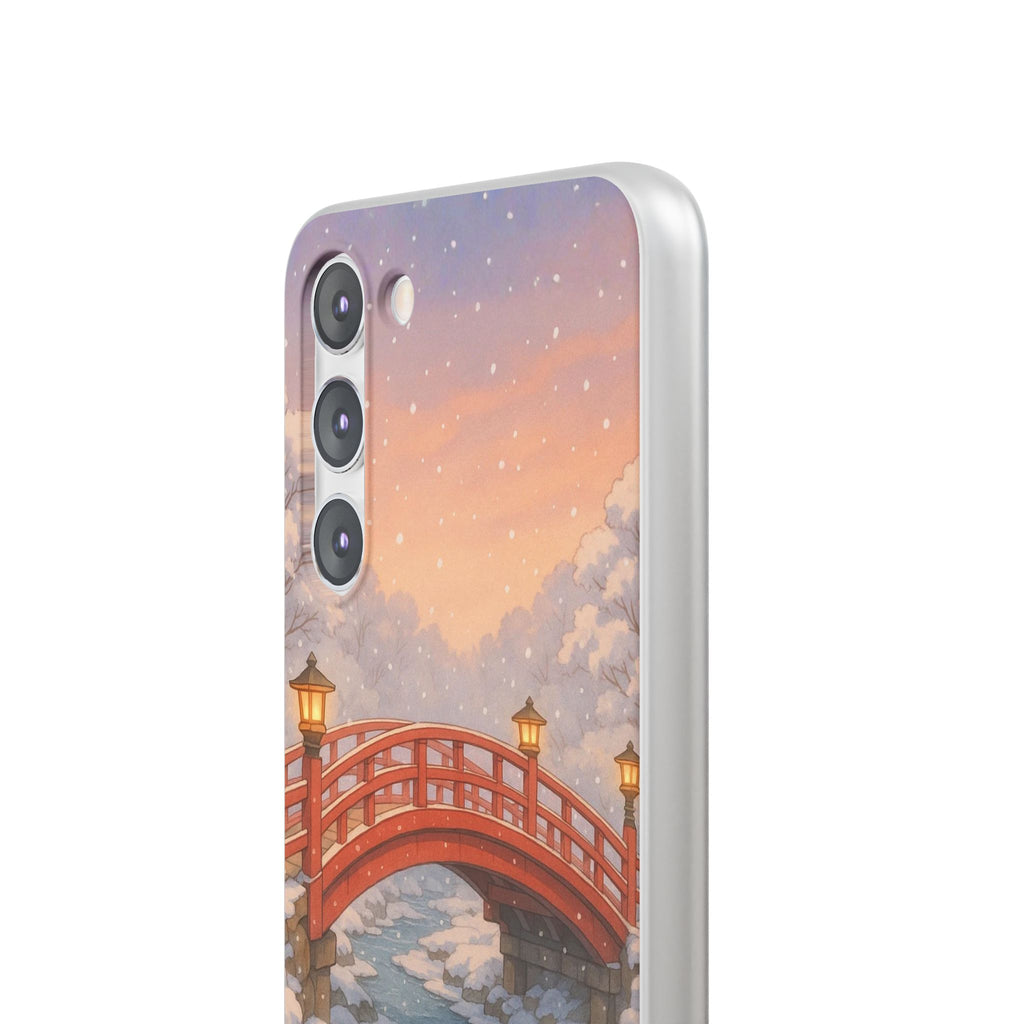 Snowlit Ember Bridge