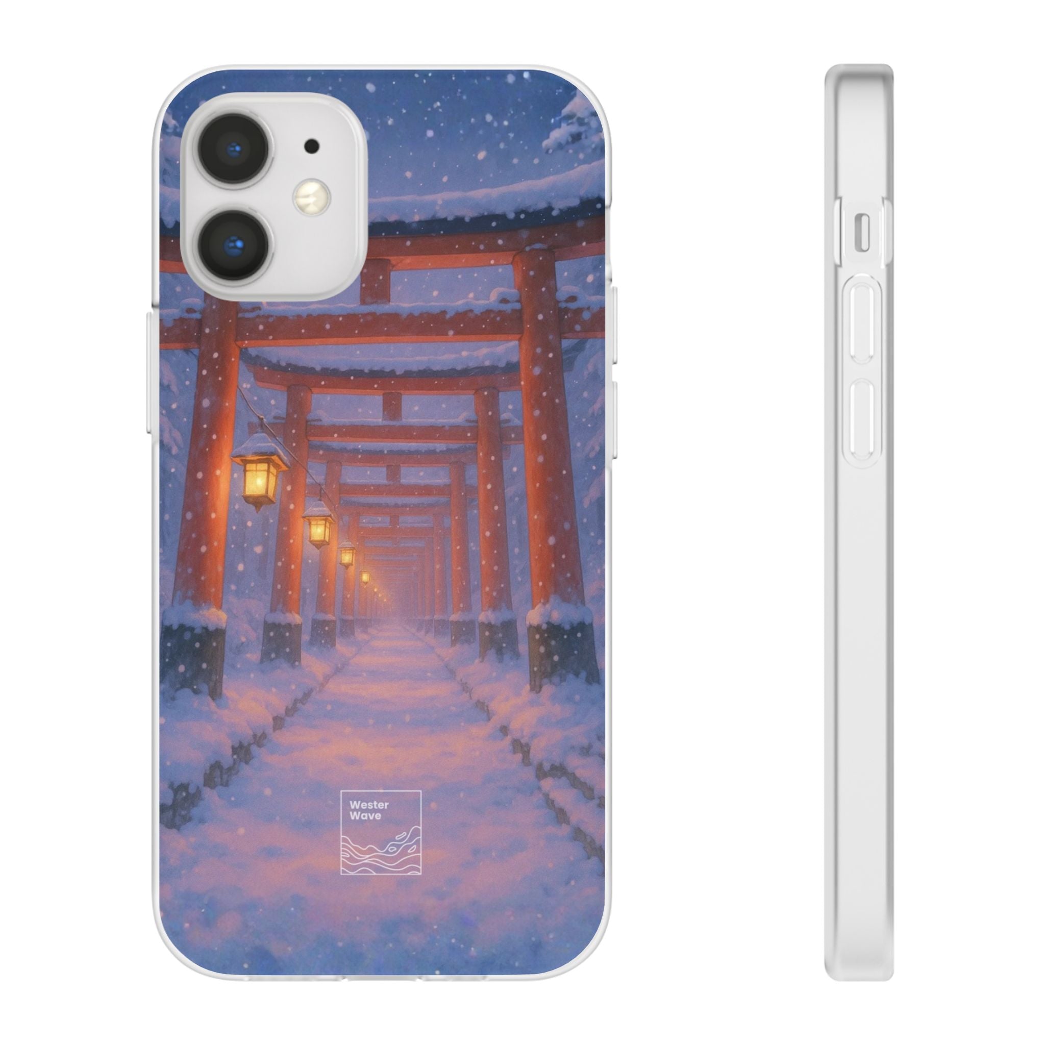 Crimson Path of Winter