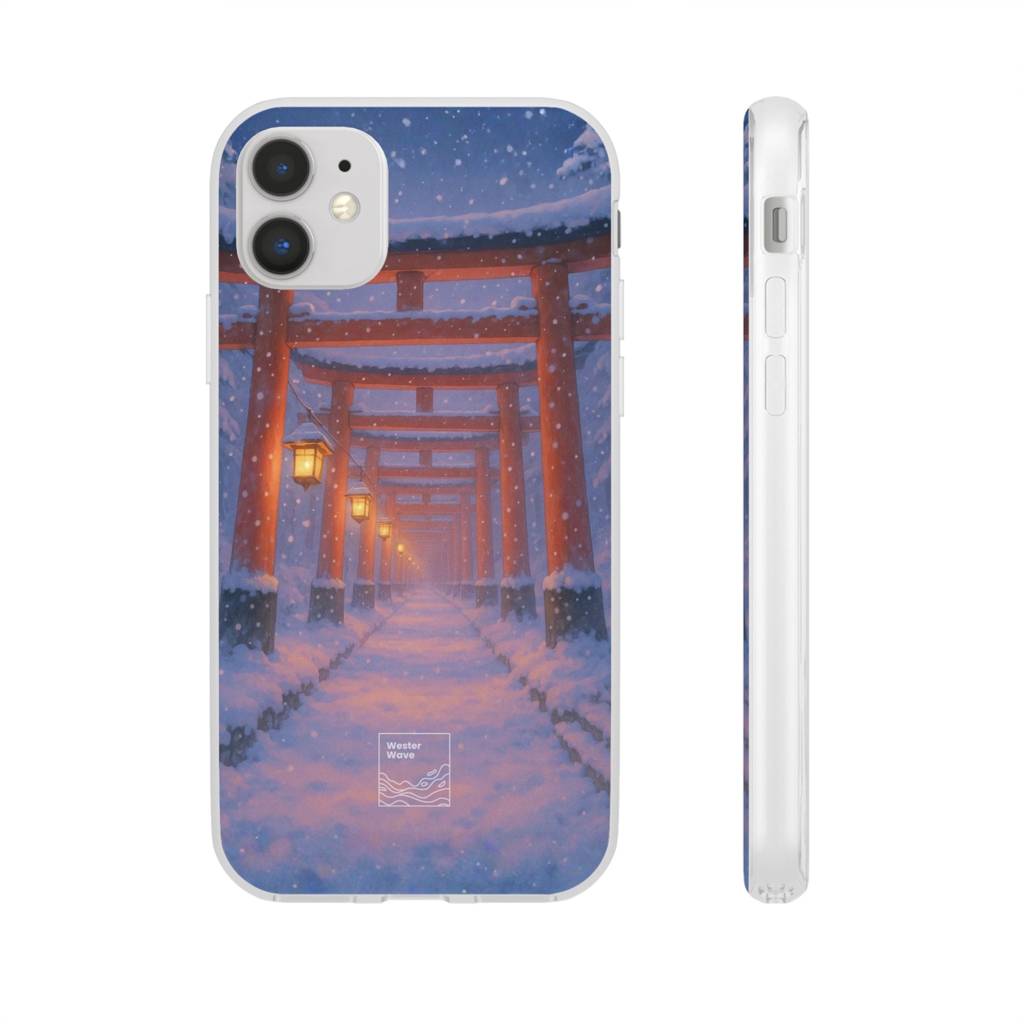 Crimson Path of Winter