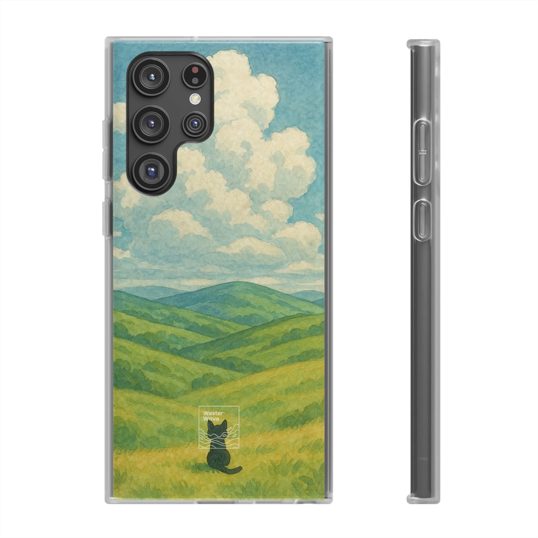 Cat in the Rolling Hills