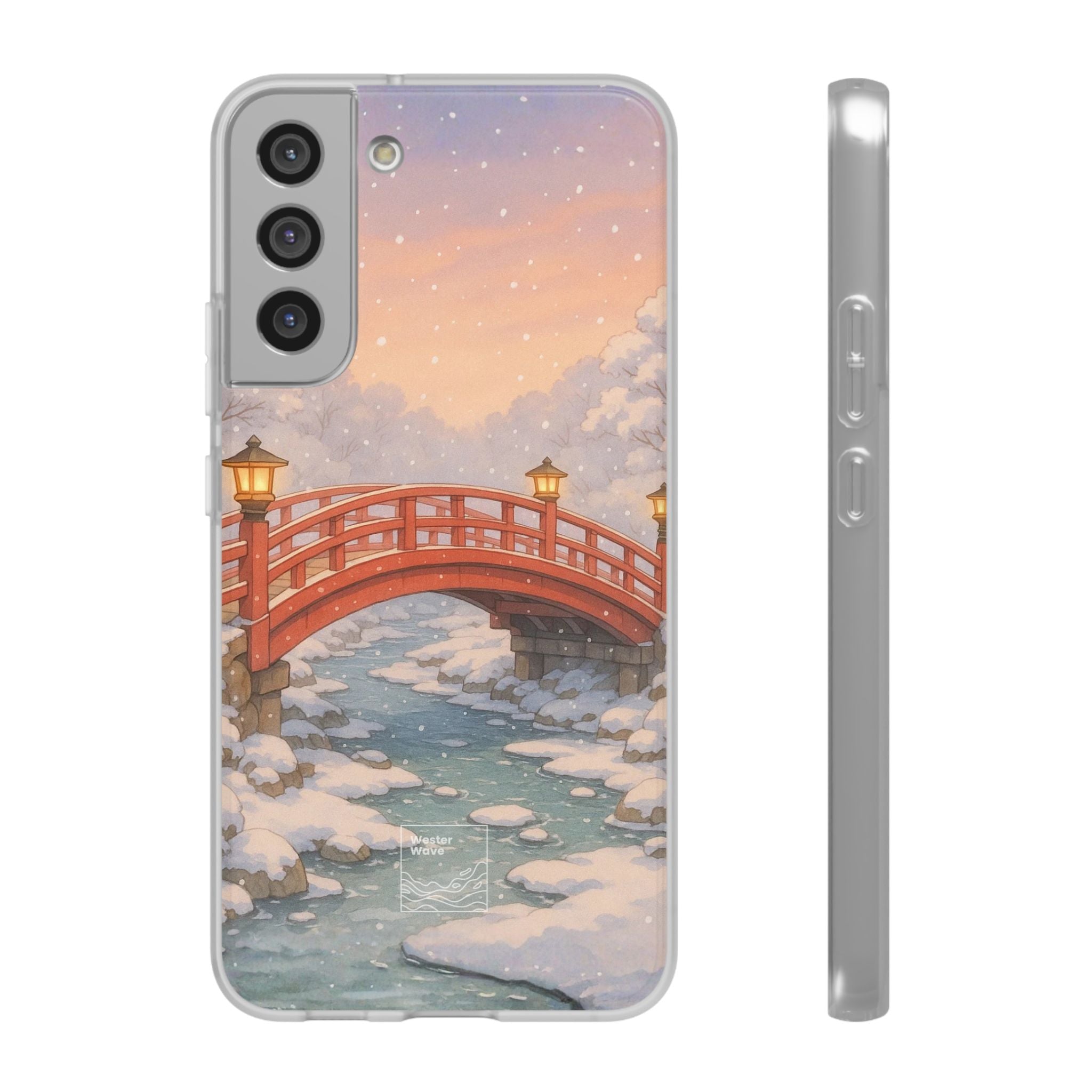 Snowlit Ember Bridge