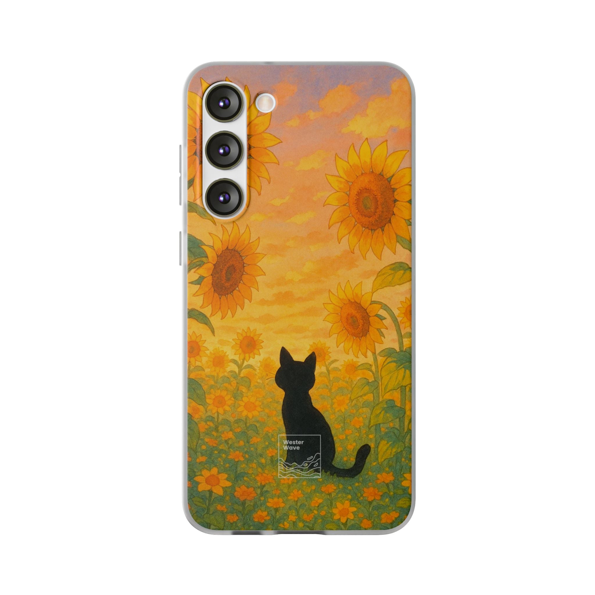 Sunflower Sunrise Cat
