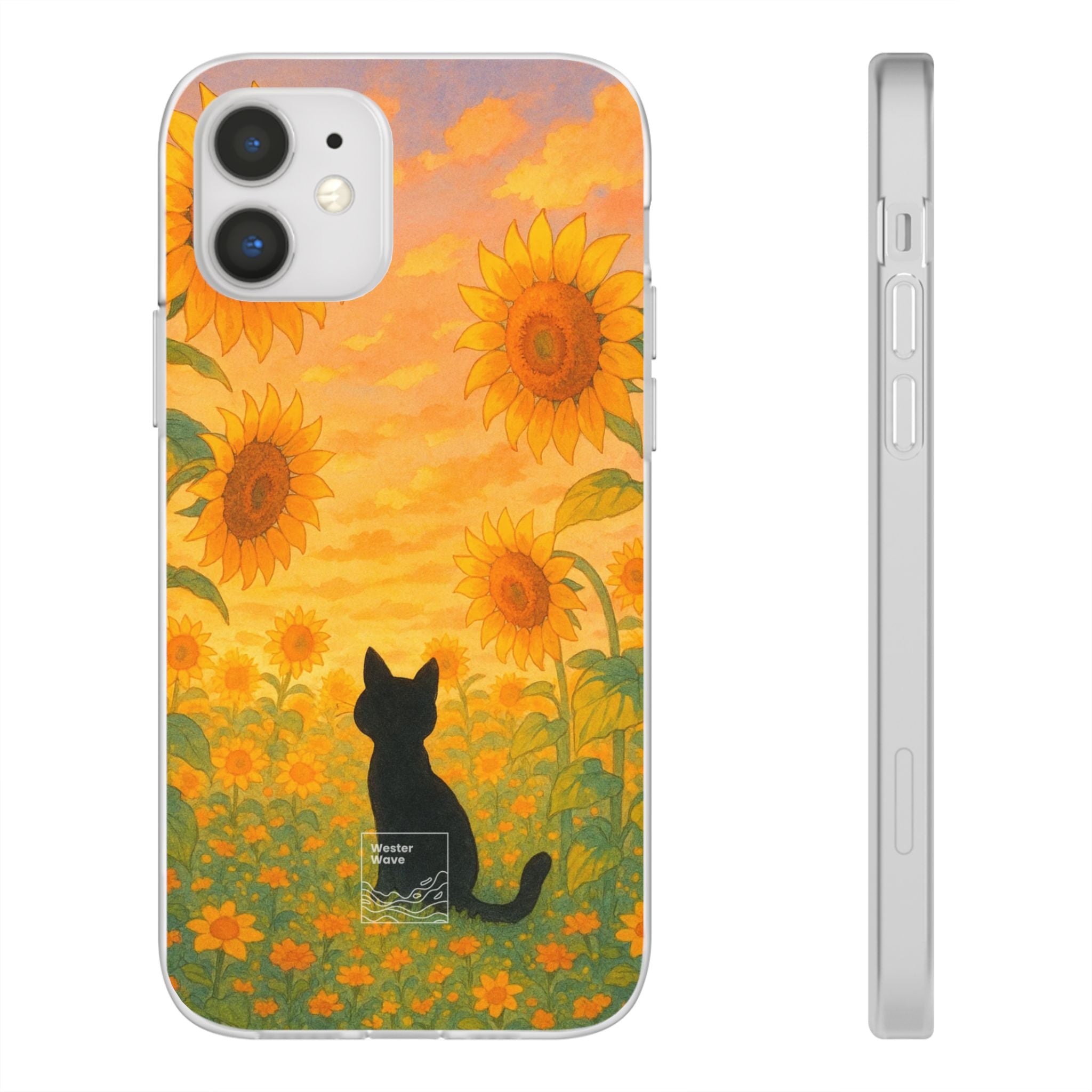 Sunflower Sunrise Cat