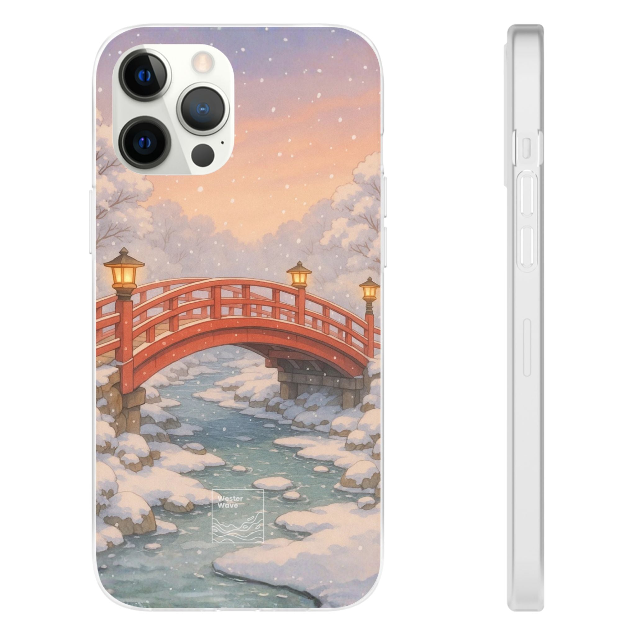 Snowlit Ember Bridge