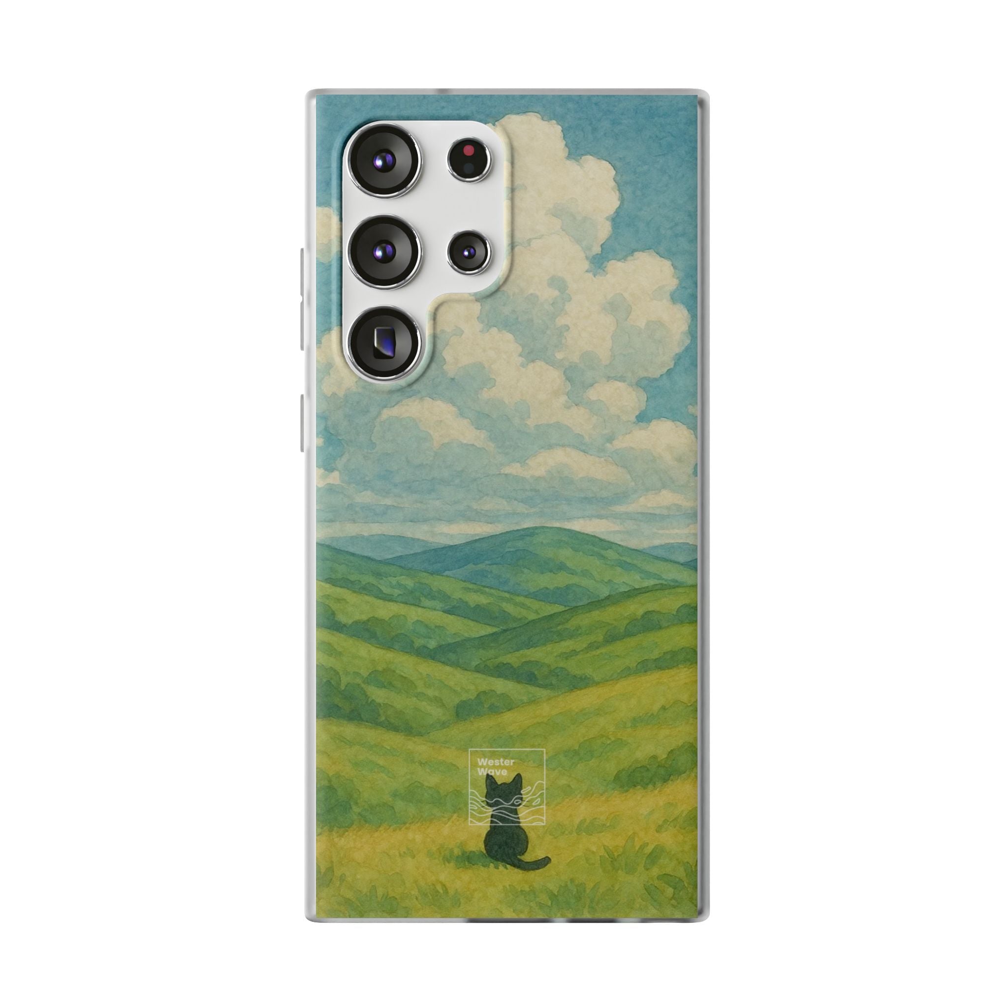 Cat in the Rolling Hills