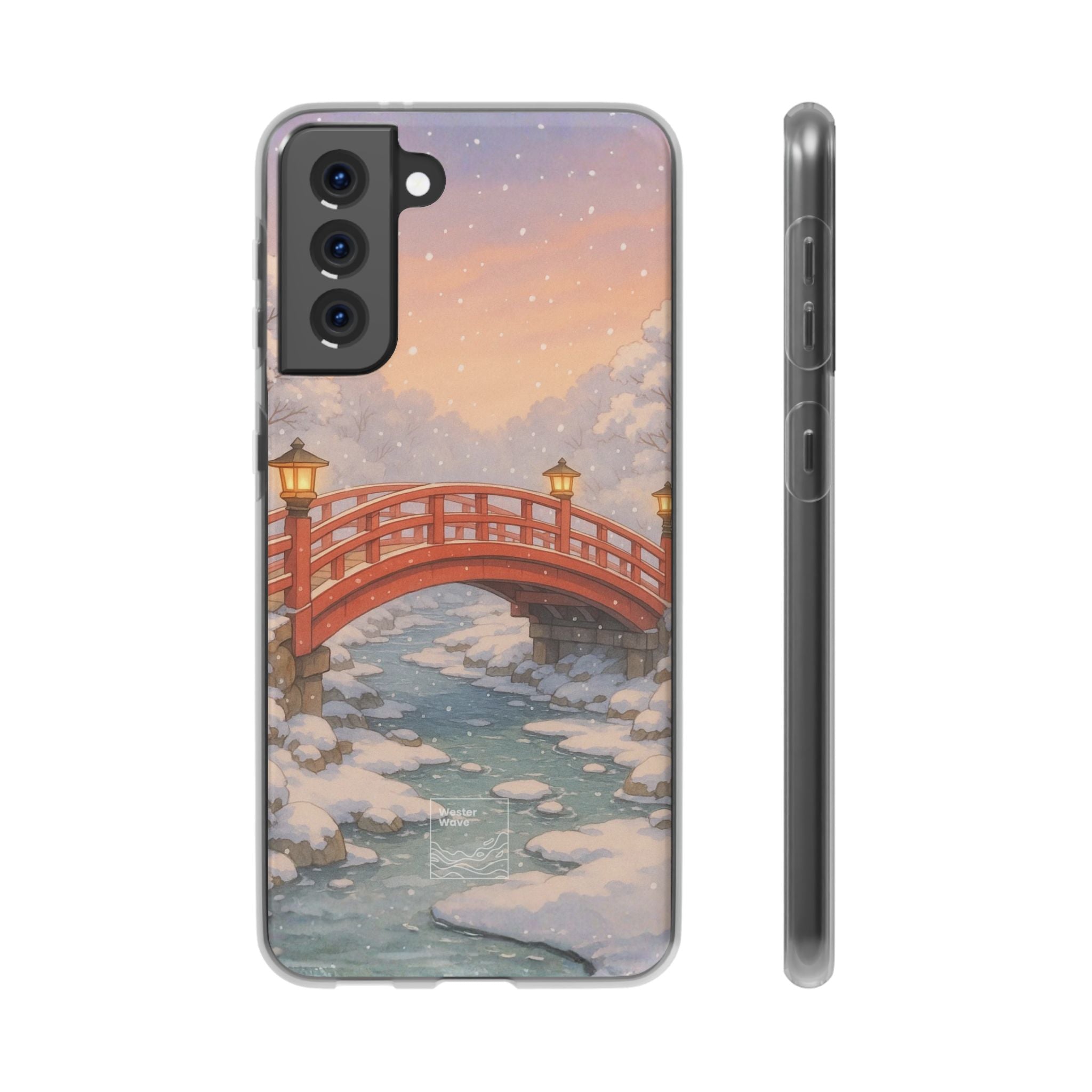 Snowlit Ember Bridge