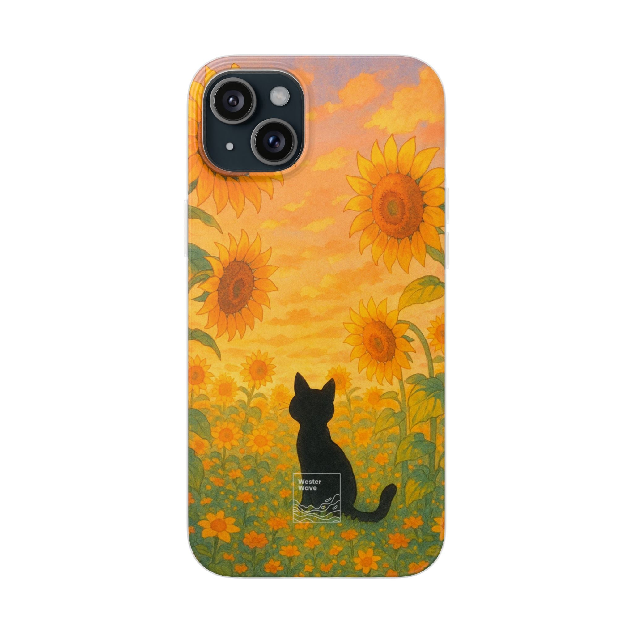Sunflower Sunrise Cat