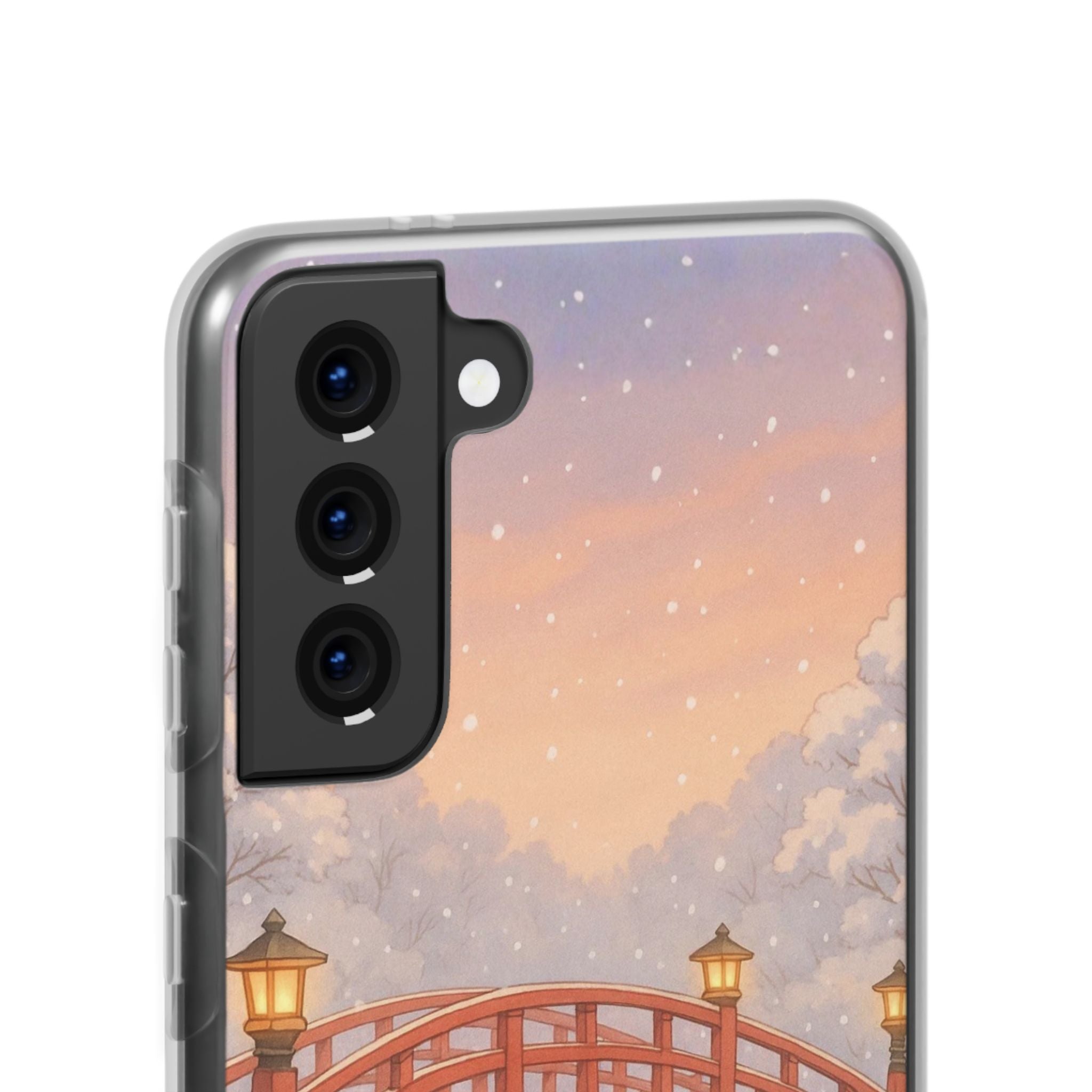 Snowlit Ember Bridge