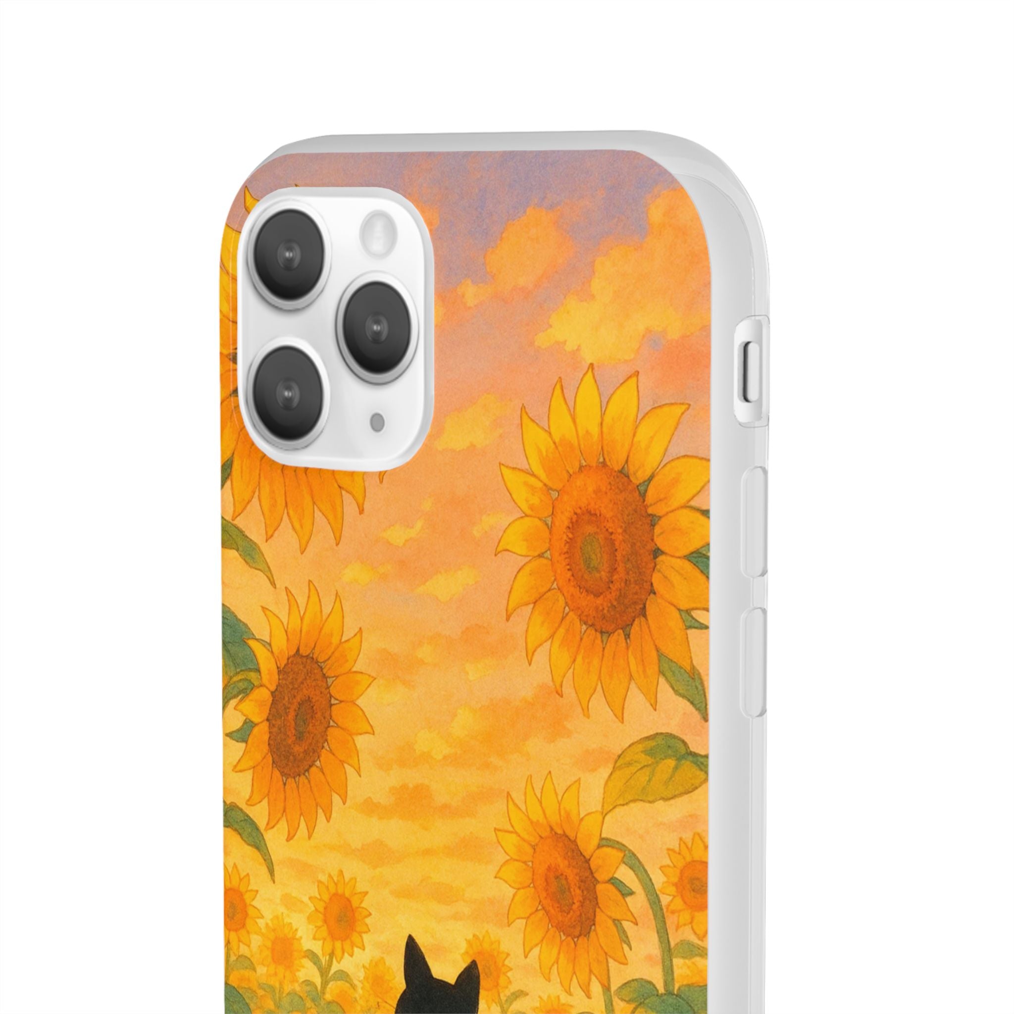 Sunflower Sunrise Cat