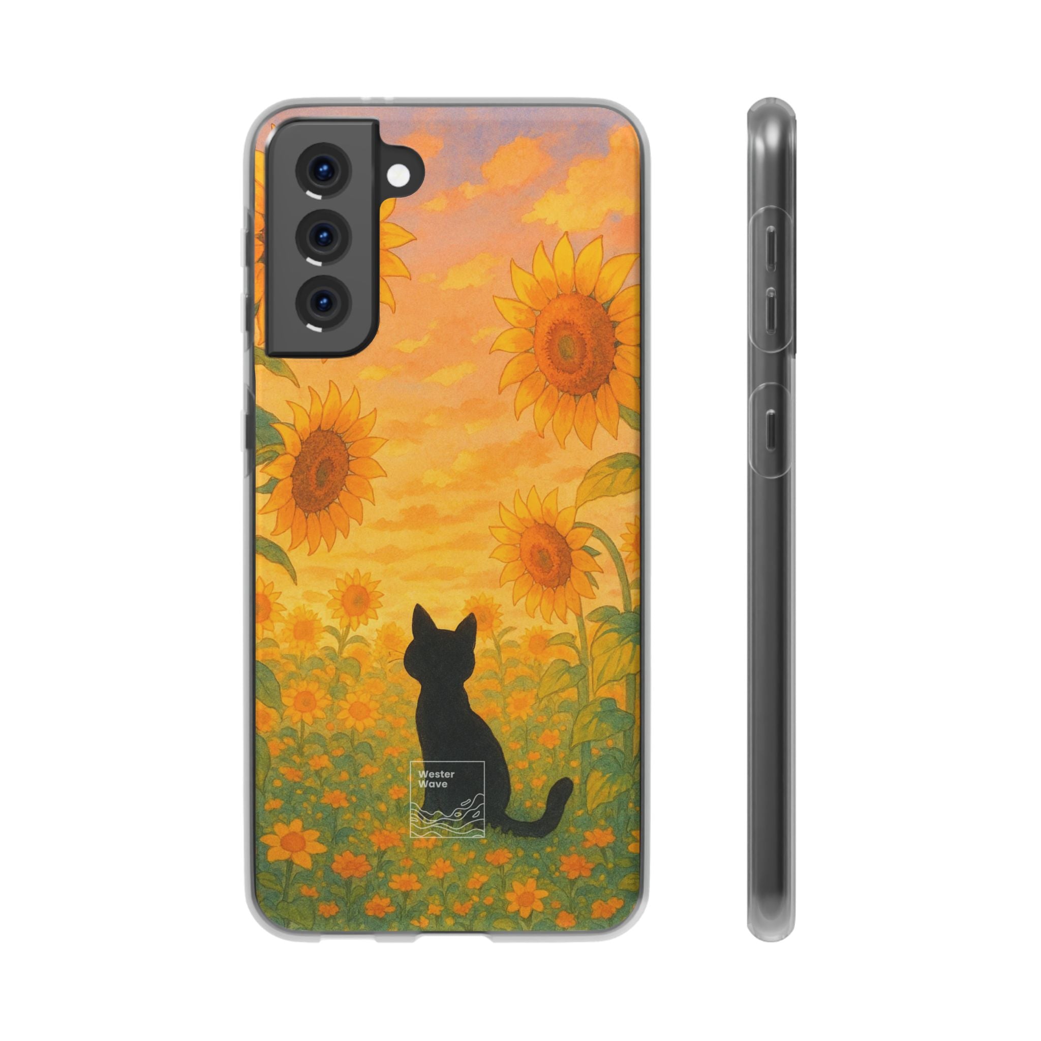 Sunflower Sunrise Cat