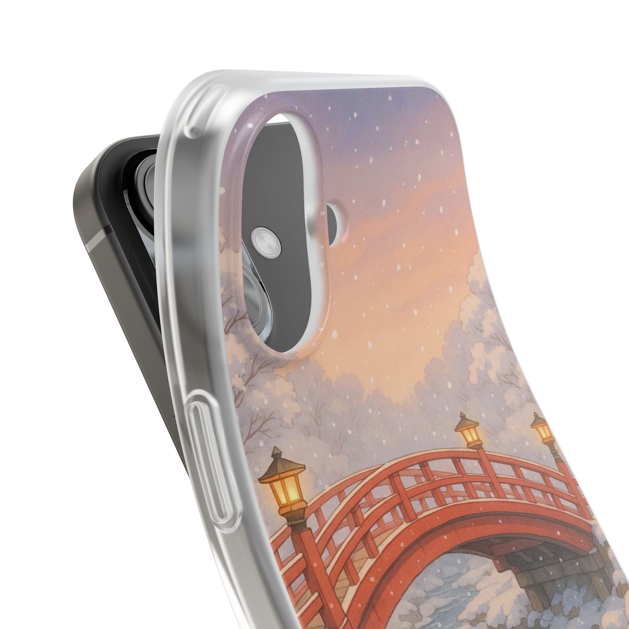 Snowlit Ember Bridge