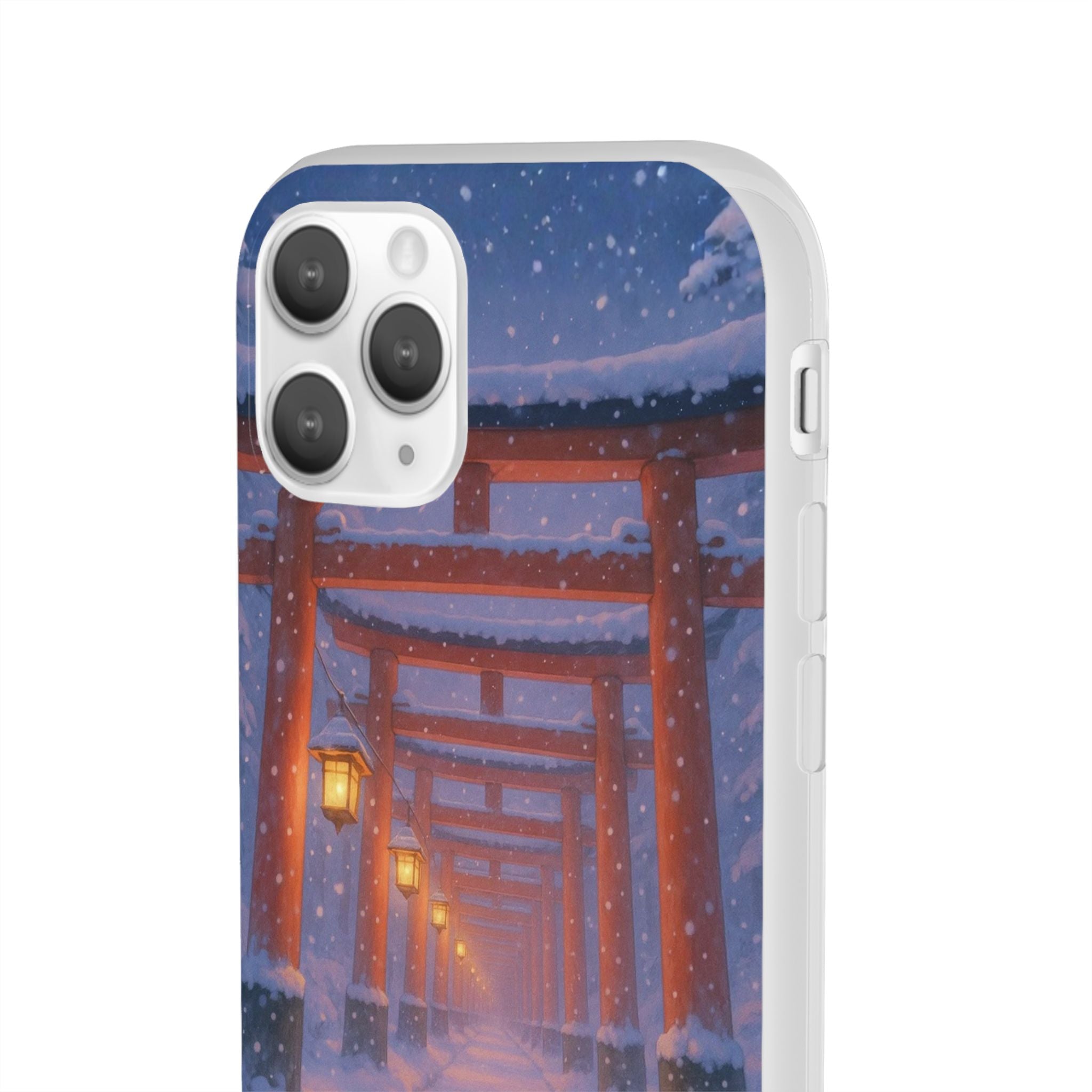 Crimson Path of Winter