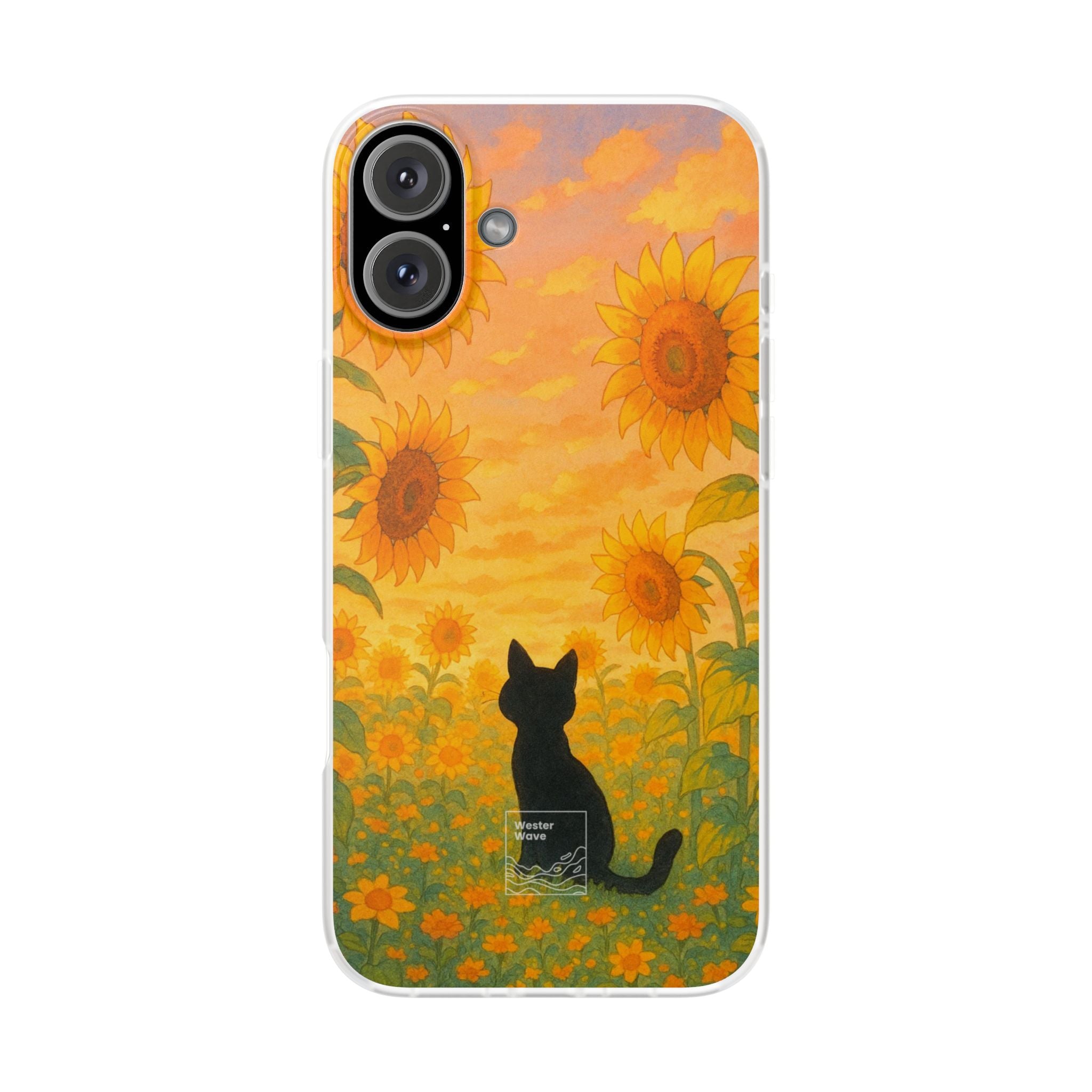 Sunflower Sunrise Cat