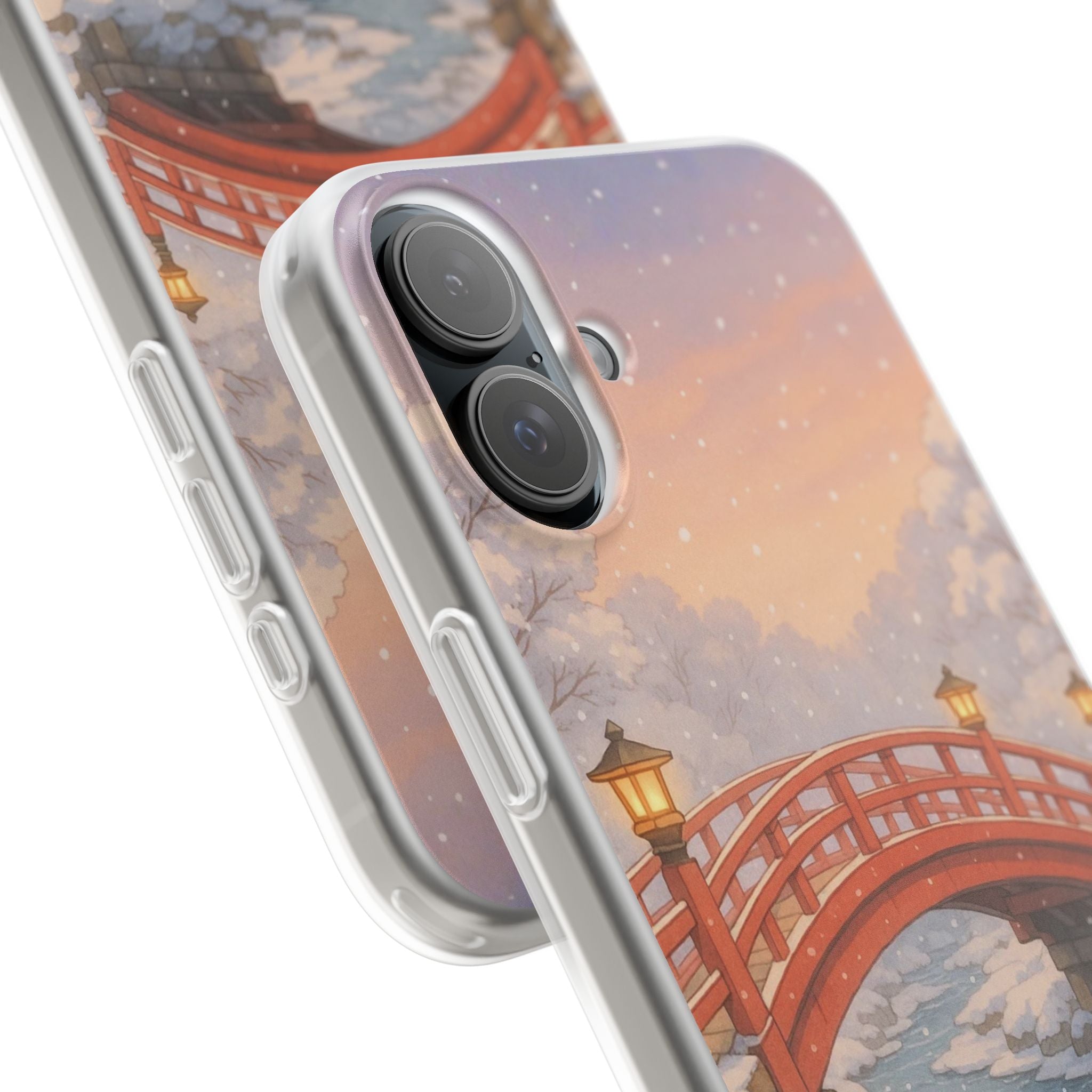 Snowlit Ember Bridge