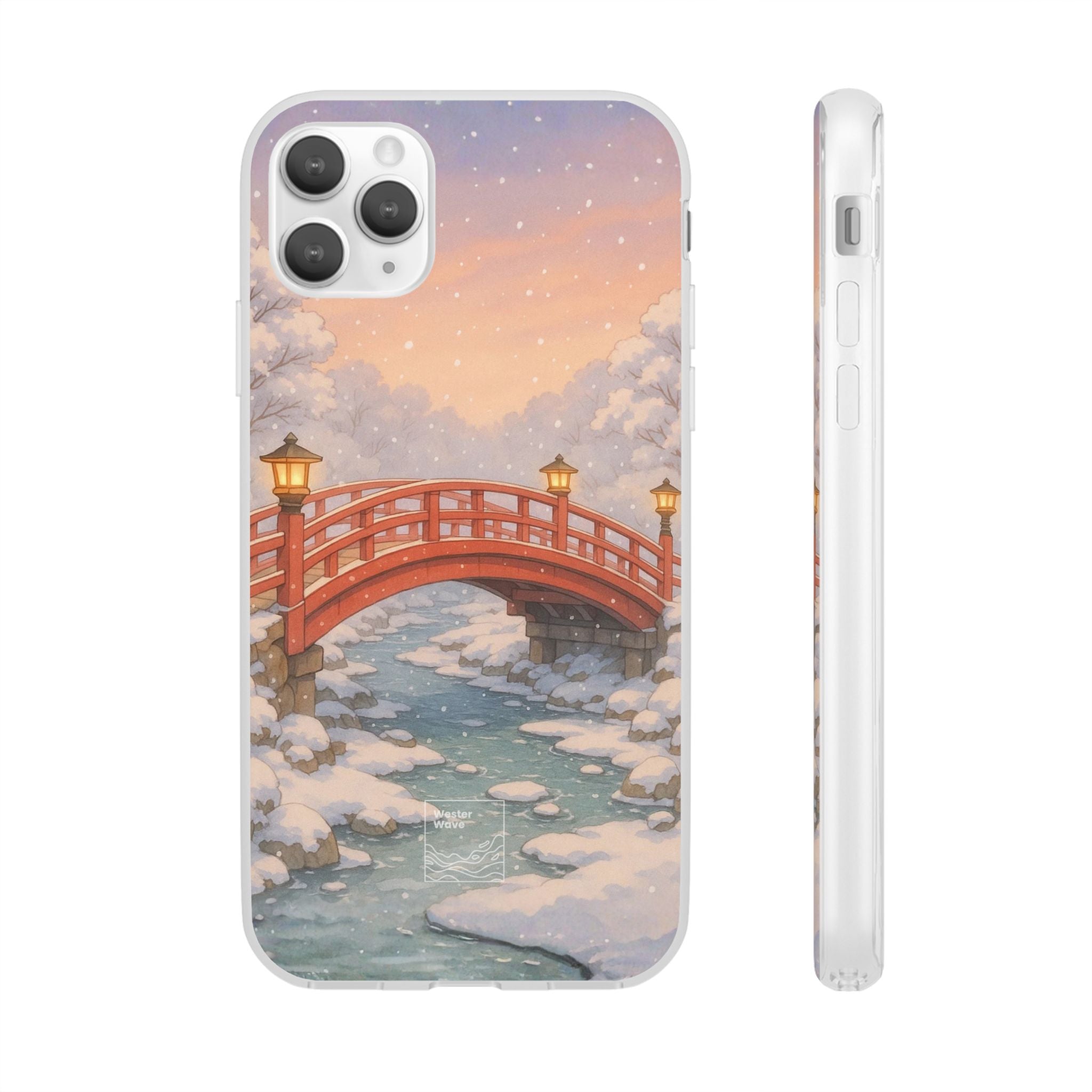 Snowlit Ember Bridge