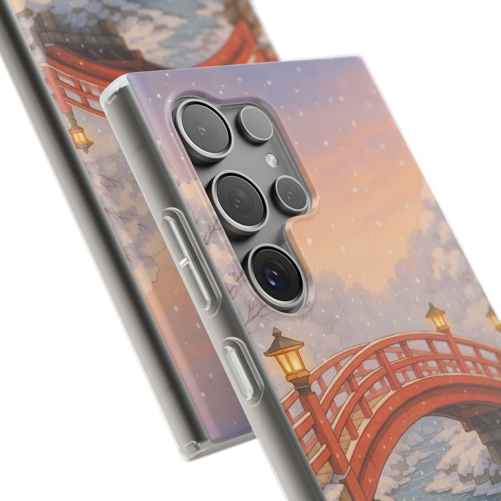 Snowlit Ember Bridge