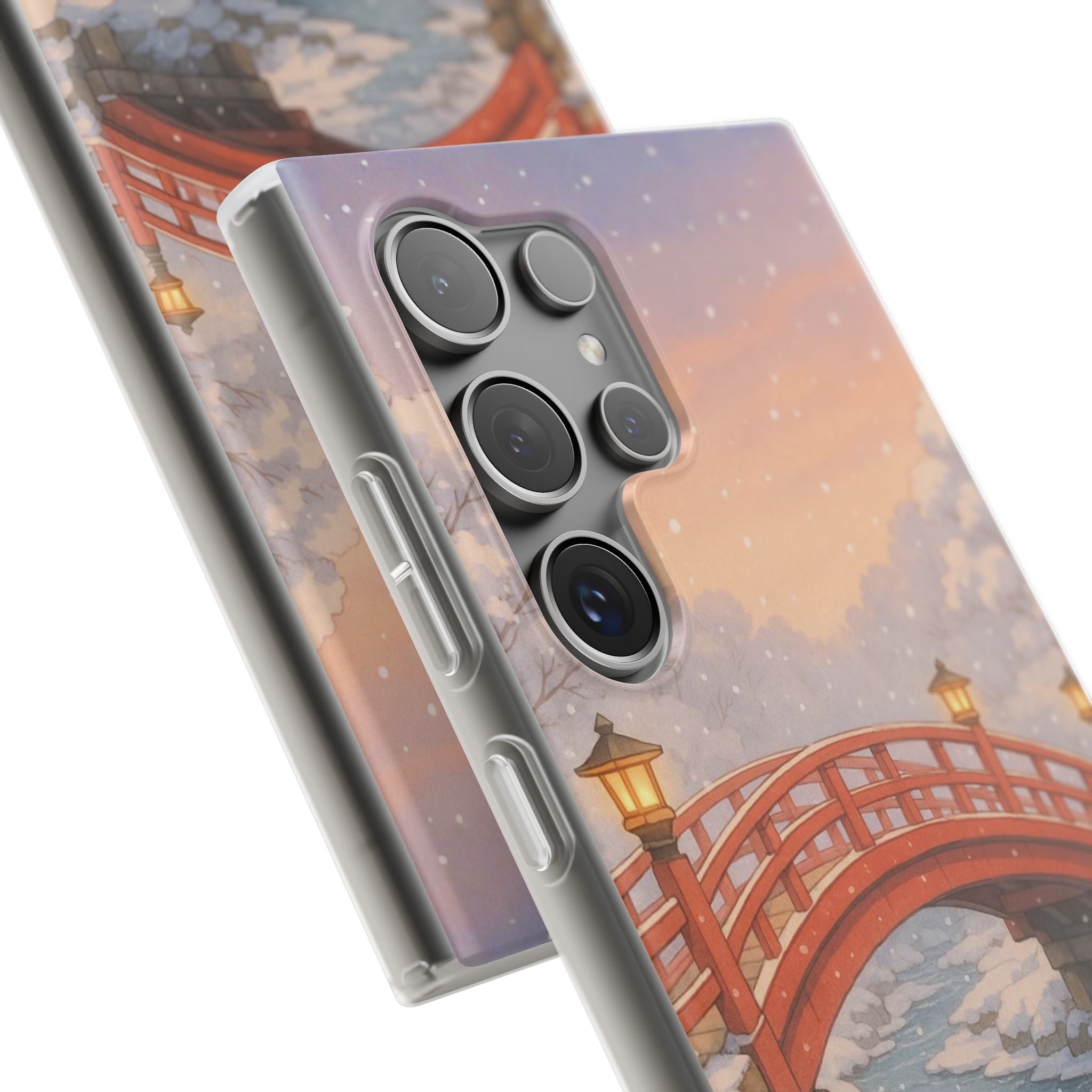 Snowlit Ember Bridge