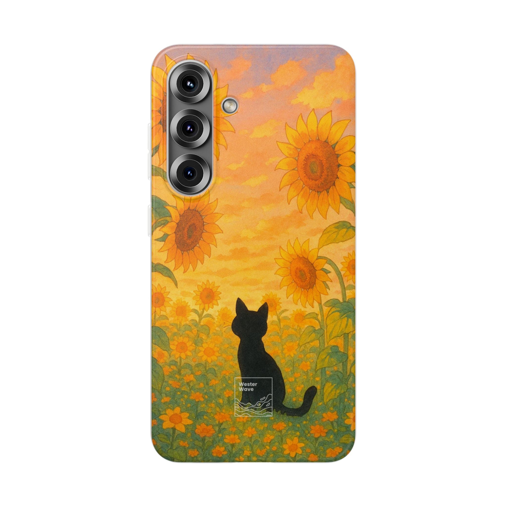 Sunflower Sunrise Cat