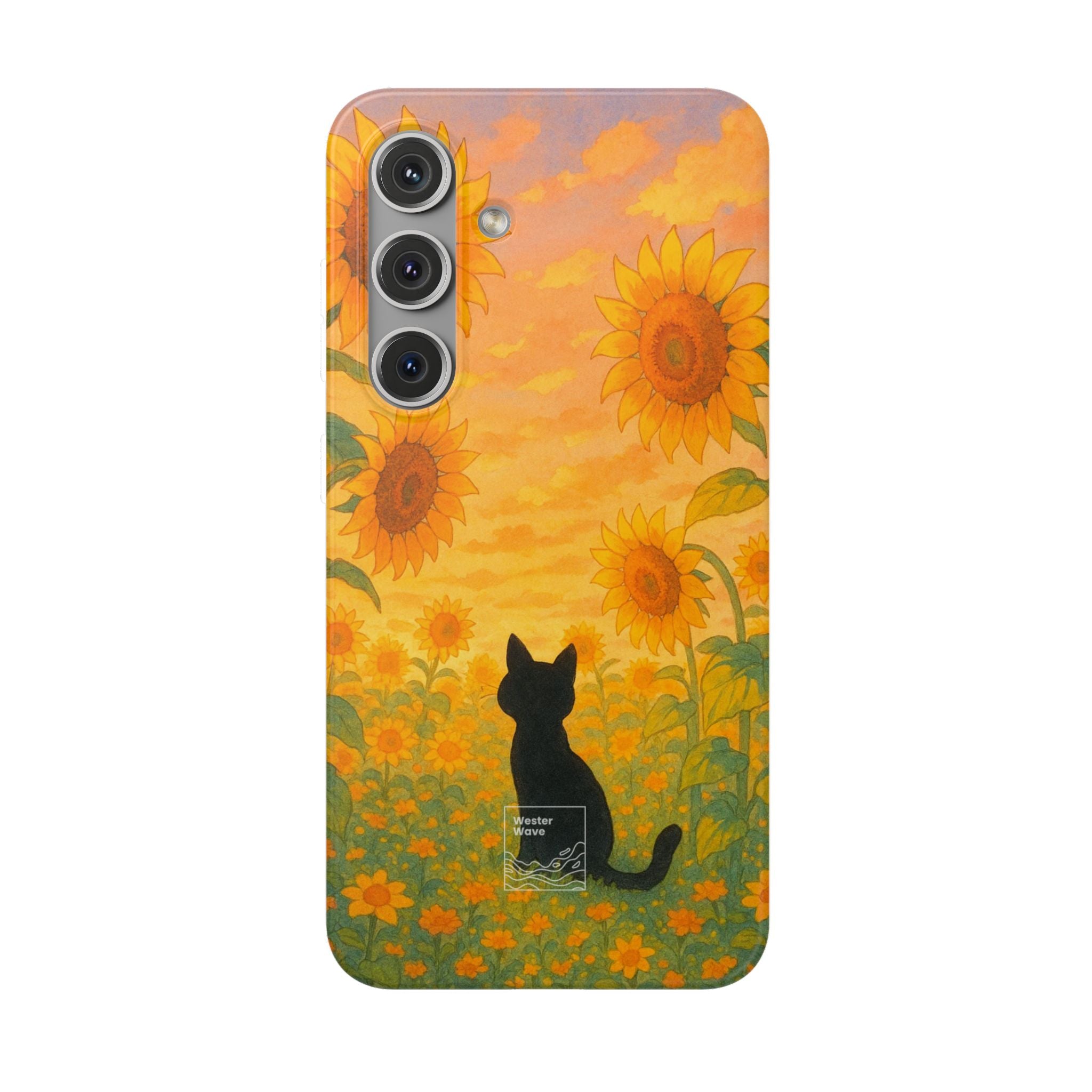 Sunflower Sunrise Cat