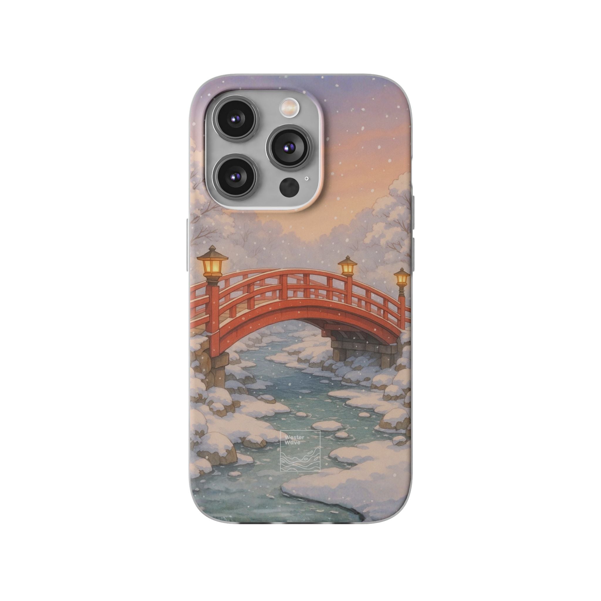 Snowlit Ember Bridge