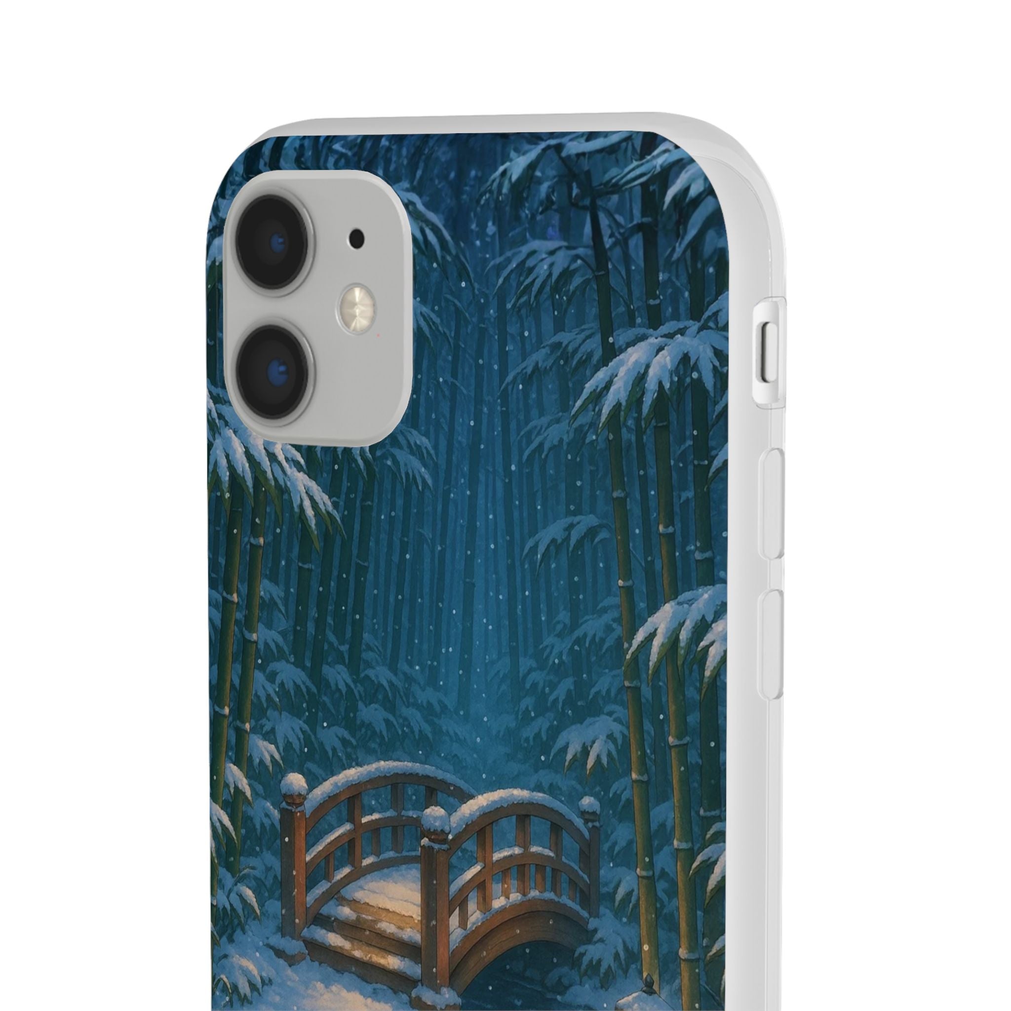 Snow on the Bamboo Water