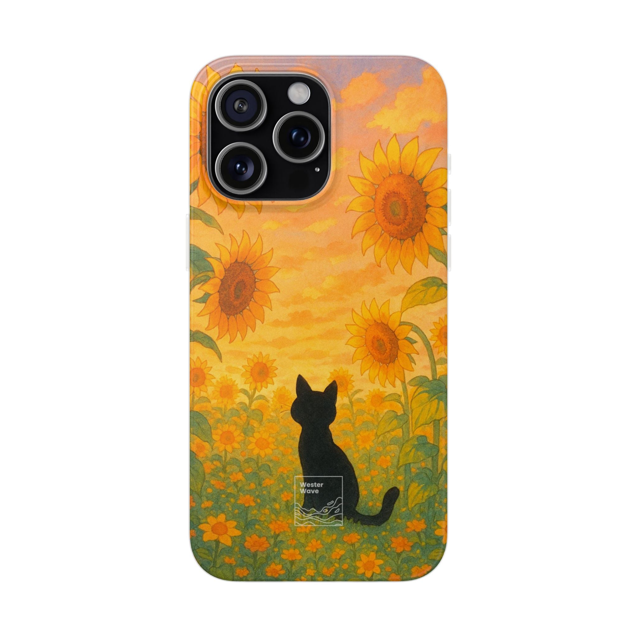 Sunflower Sunrise Cat