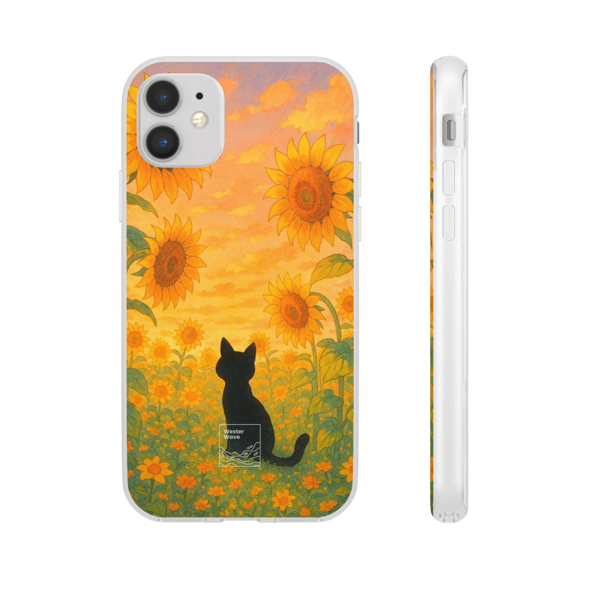 Sunflower Sunrise Cat