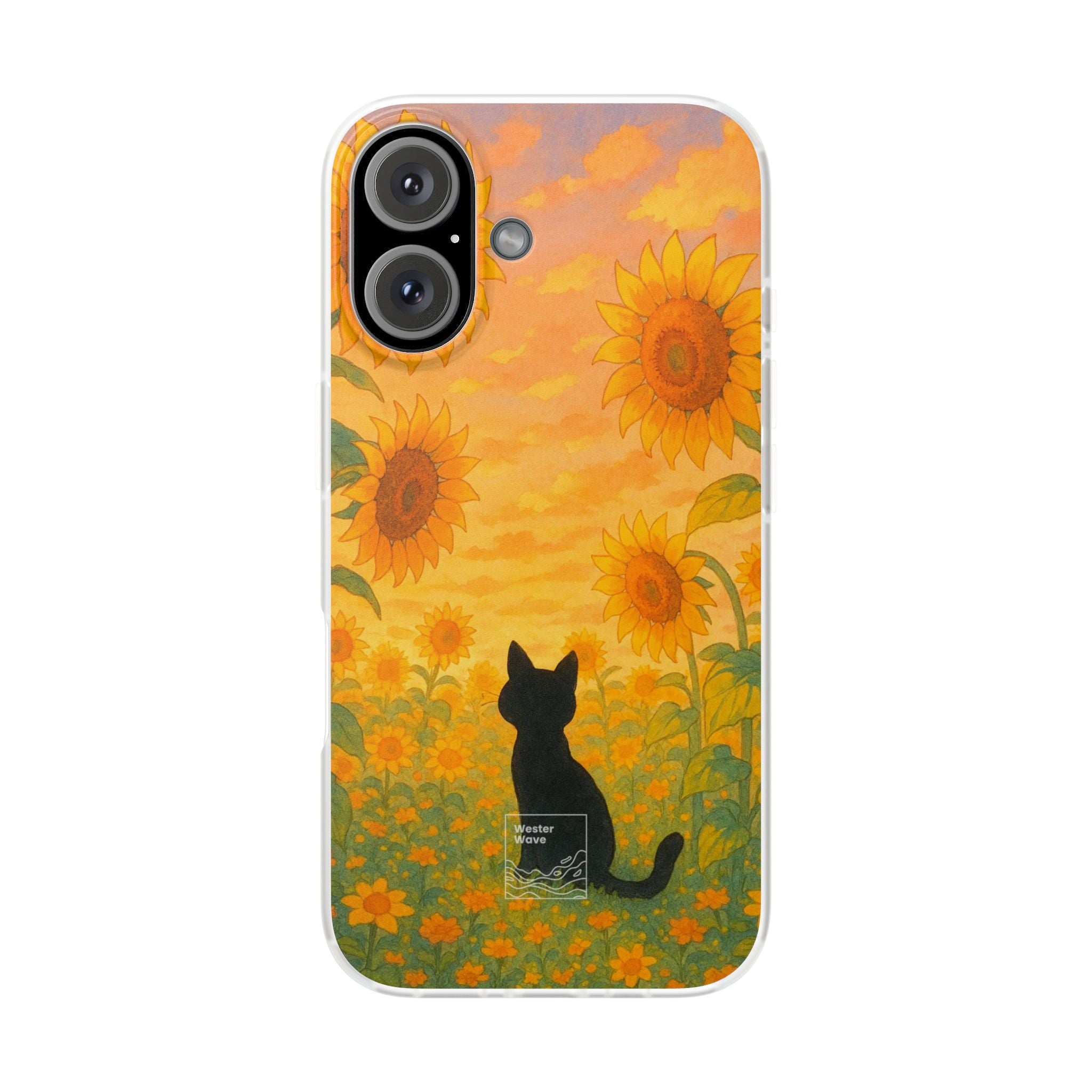 Sunflower Sunrise Cat