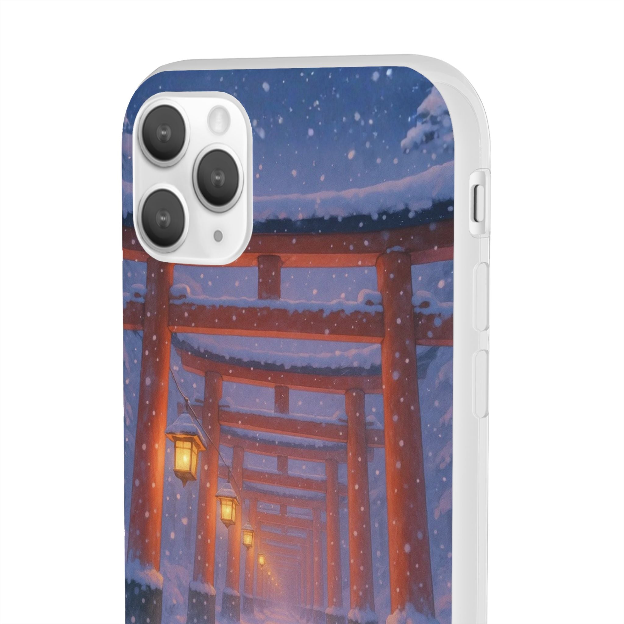 Crimson Path of Winter