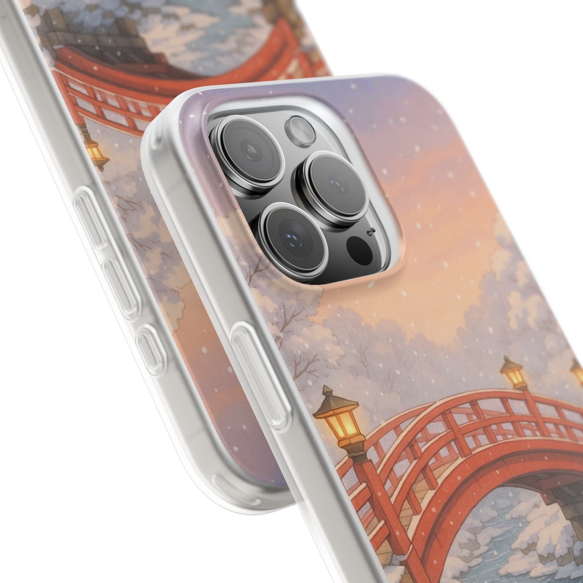 Snowlit Ember Bridge