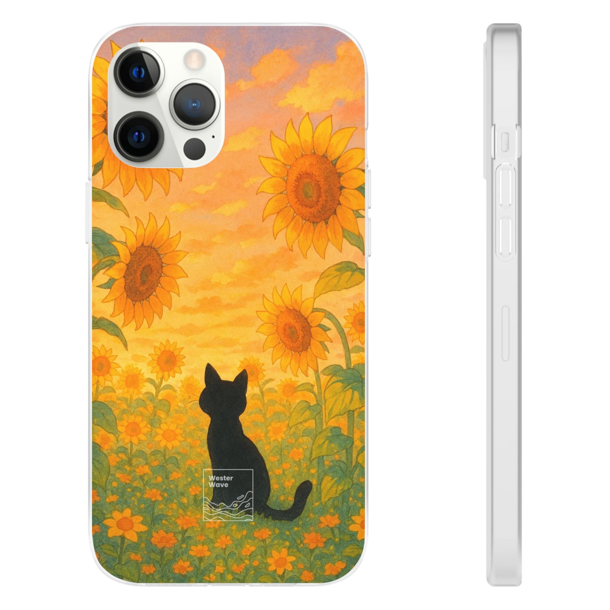 Sunflower Sunrise Cat