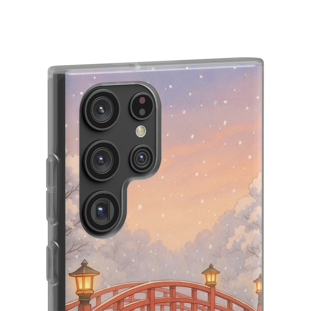 Snowlit Ember Bridge