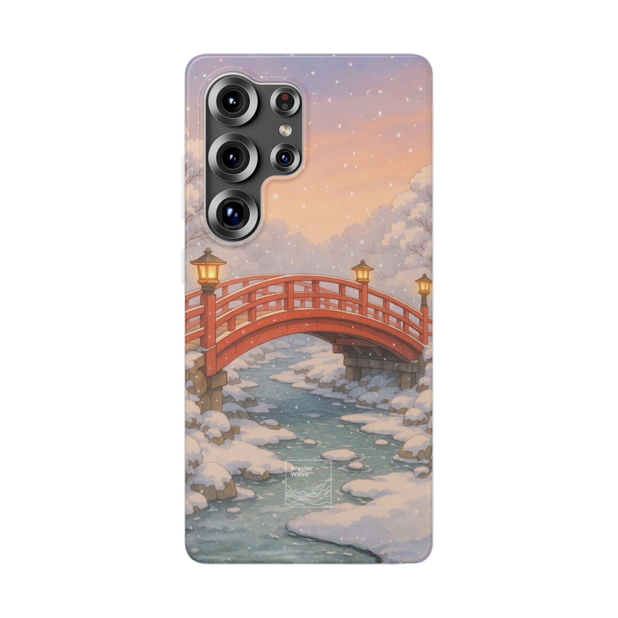 Snowlit Ember Bridge