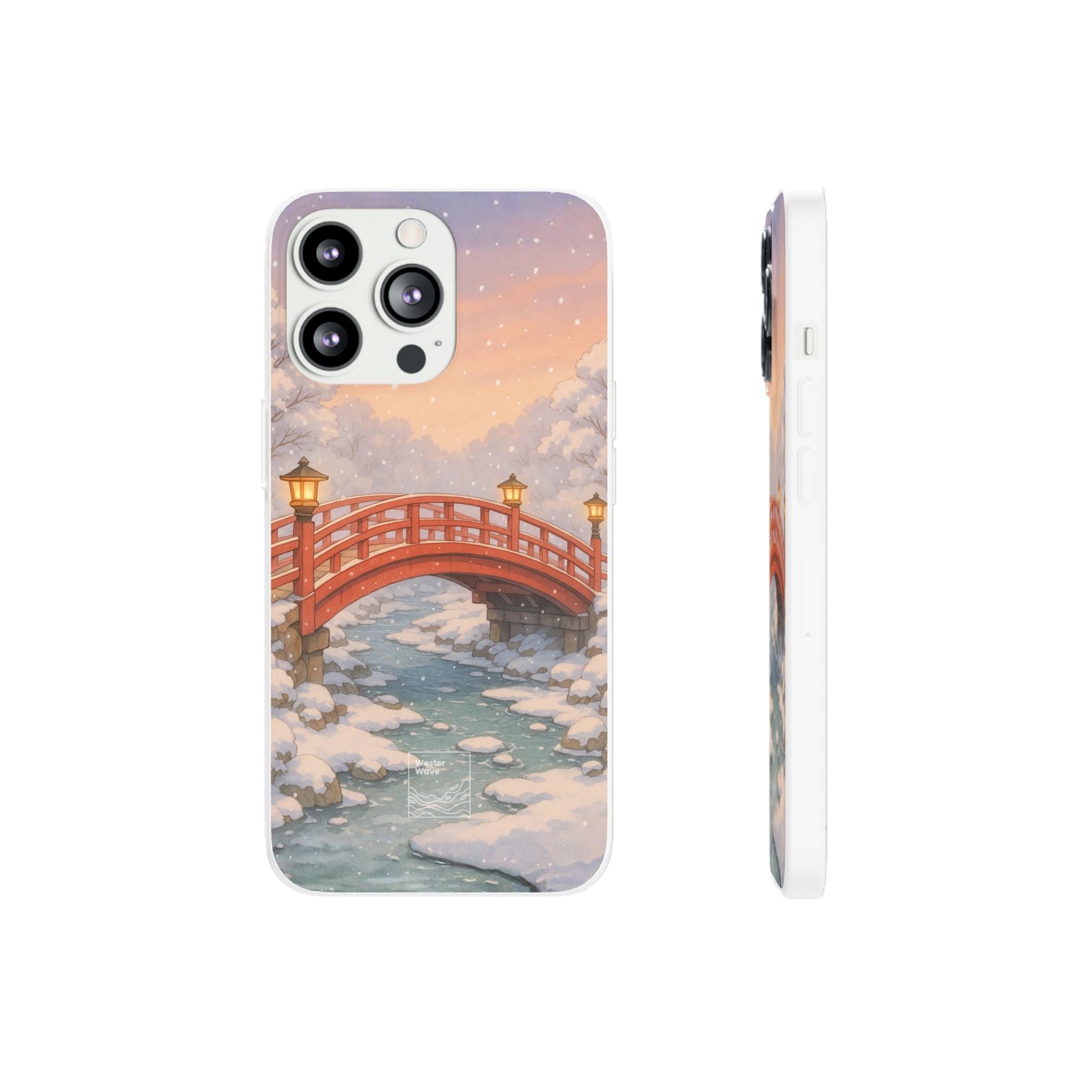 Snowlit Ember Bridge