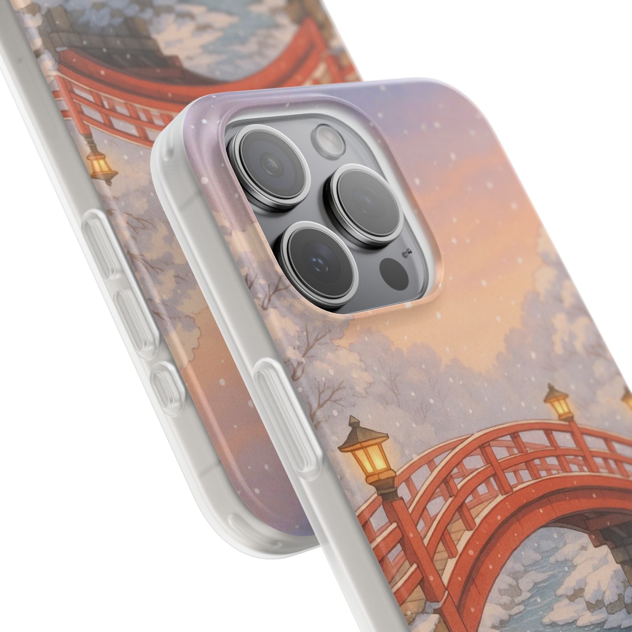 Snowlit Ember Bridge