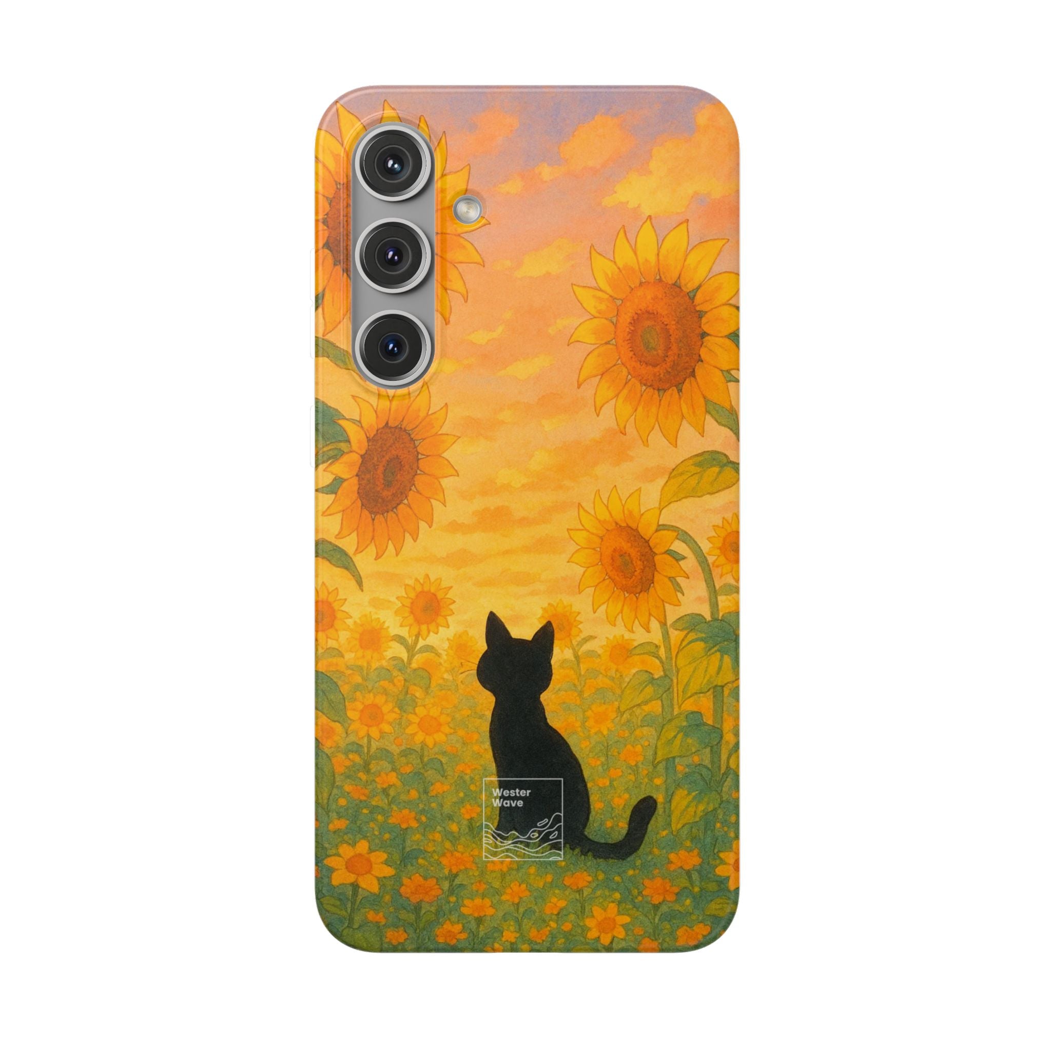Sunflower Sunrise Cat