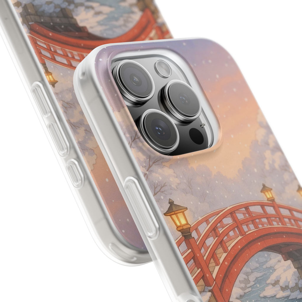 Snowlit Ember Bridge