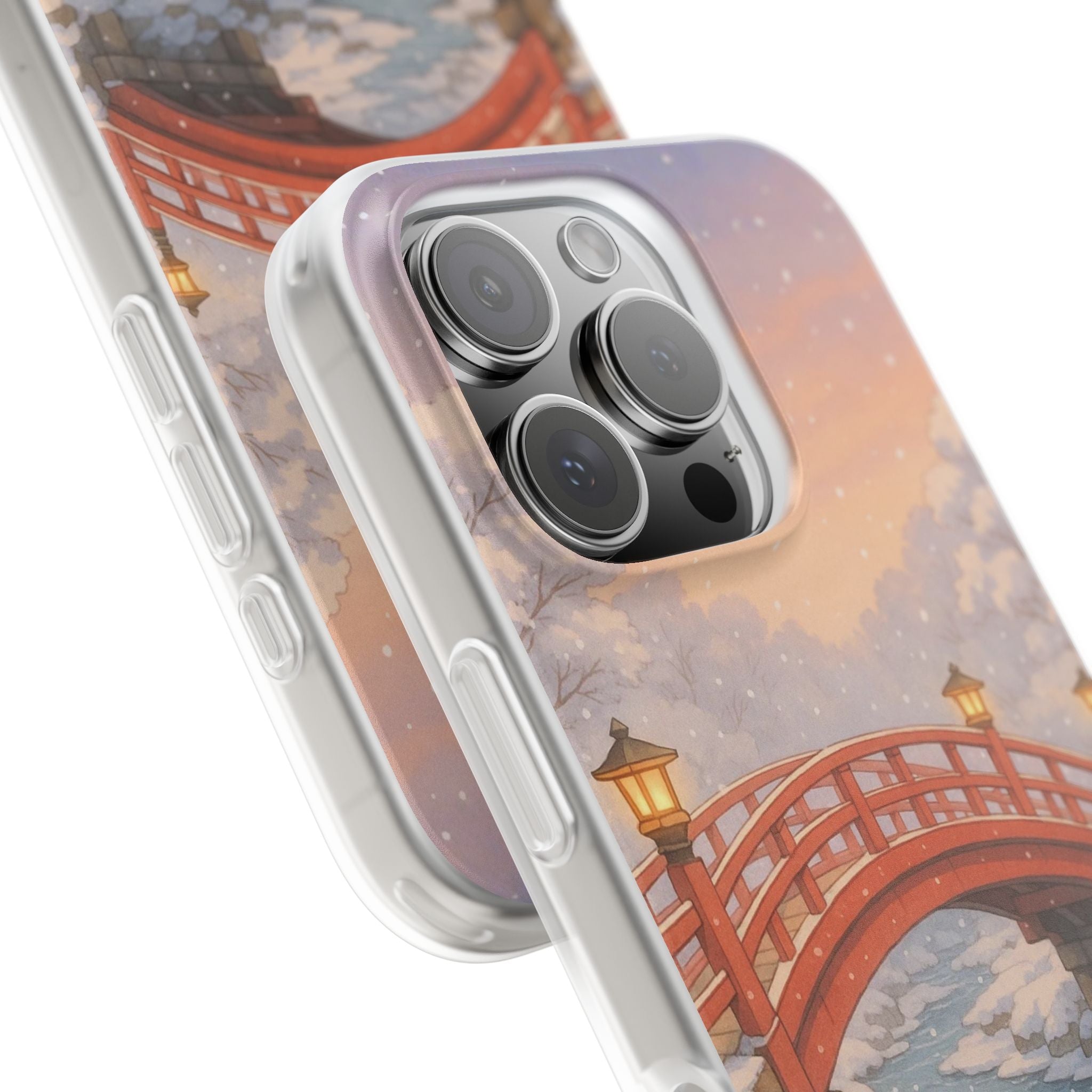 Snowlit Ember Bridge