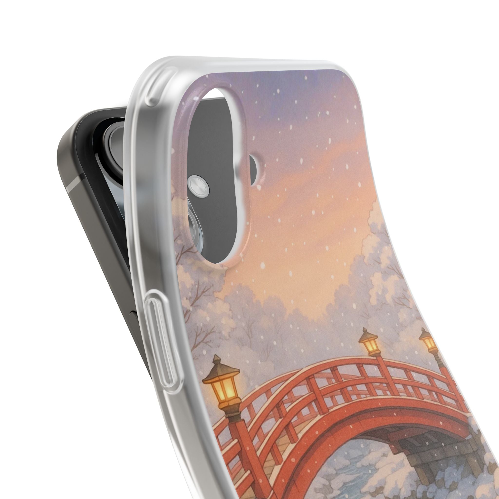 Snowlit Ember Bridge