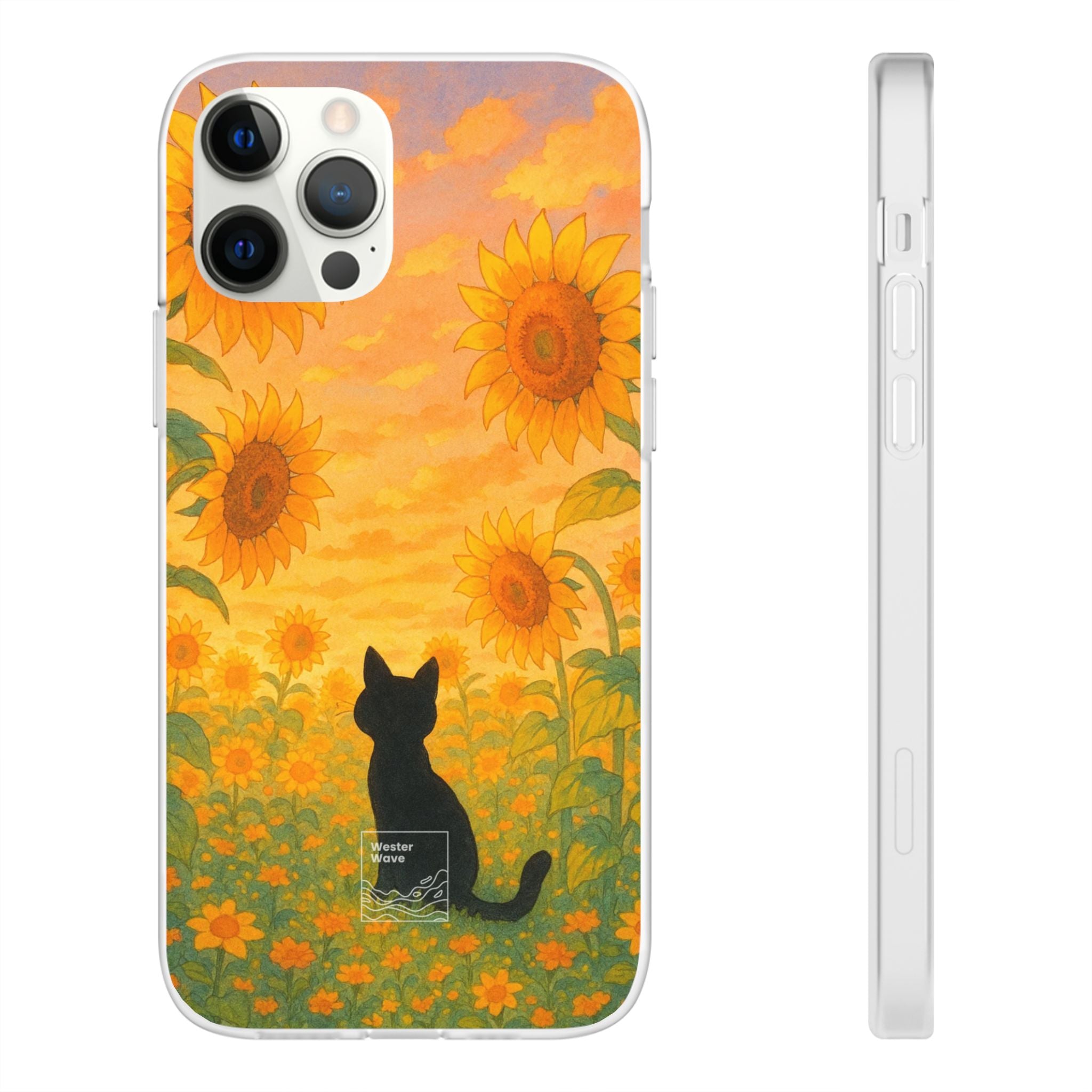 Sunflower Sunrise Cat