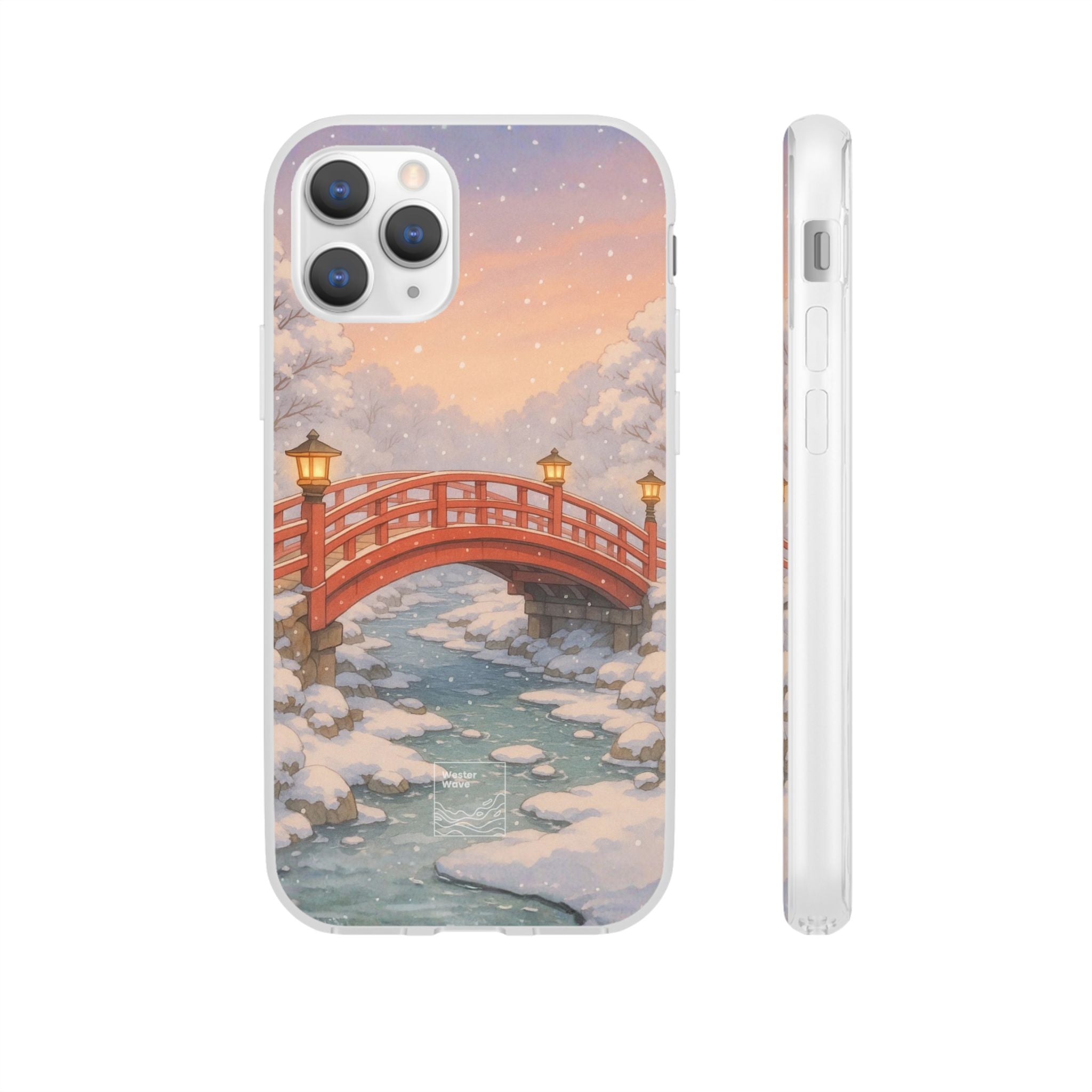 Snowlit Ember Bridge