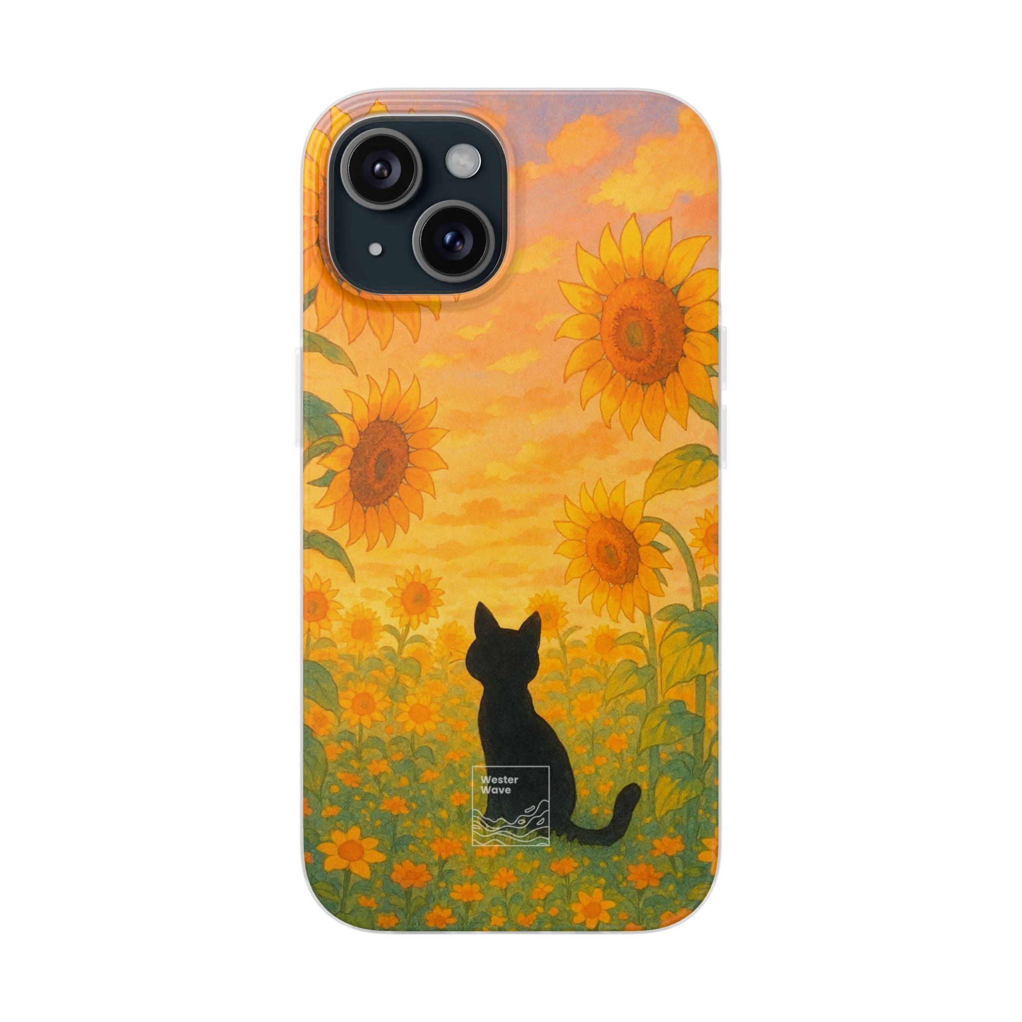 Sunflower Sunrise Cat