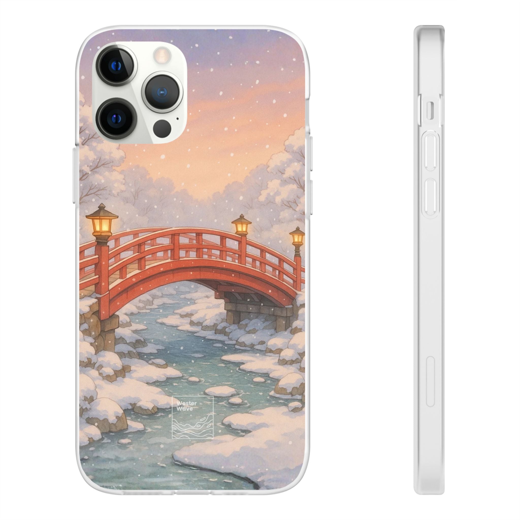 Snowlit Ember Bridge