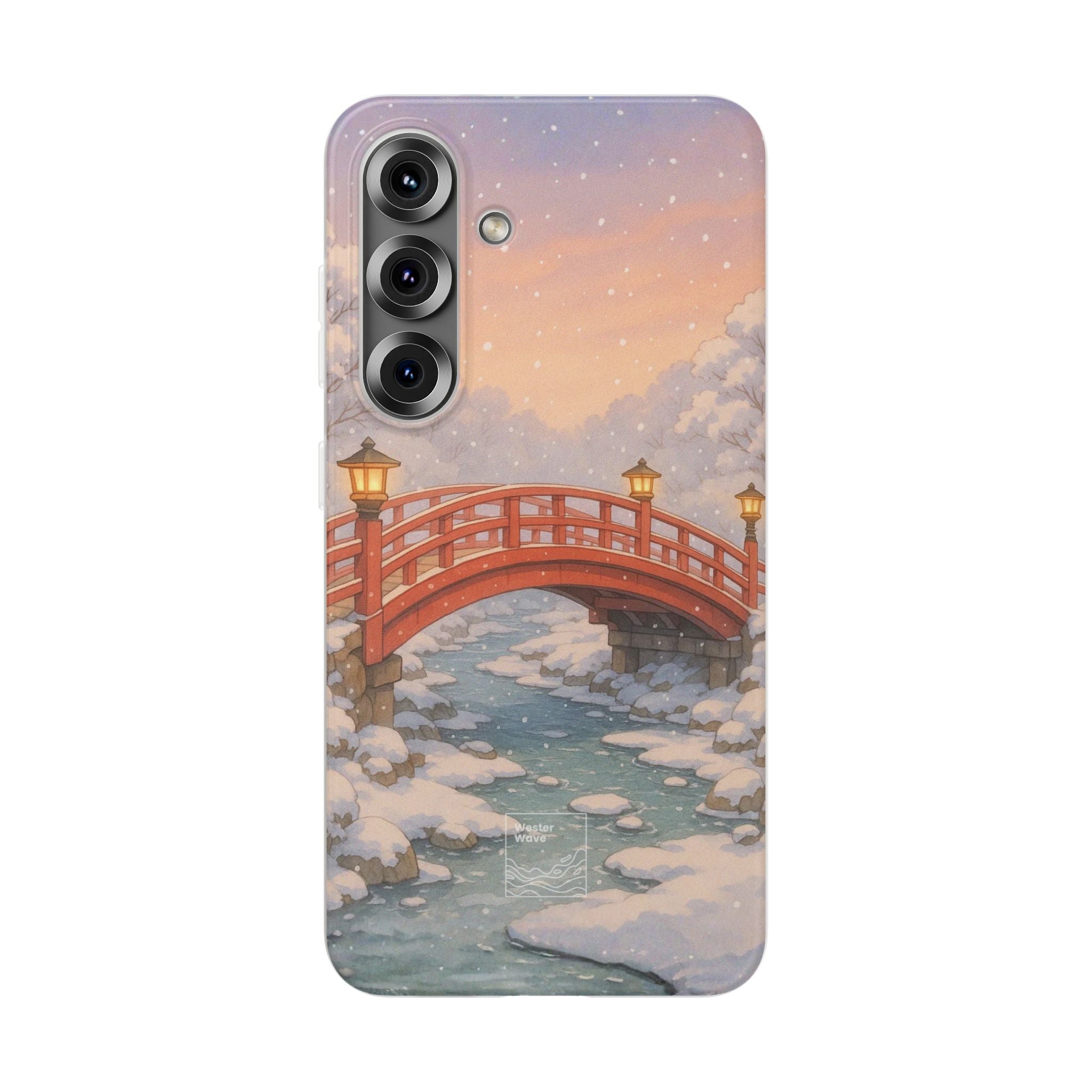 Snowlit Ember Bridge