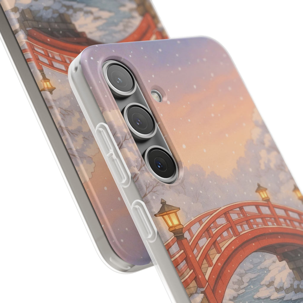 Snowlit Ember Bridge