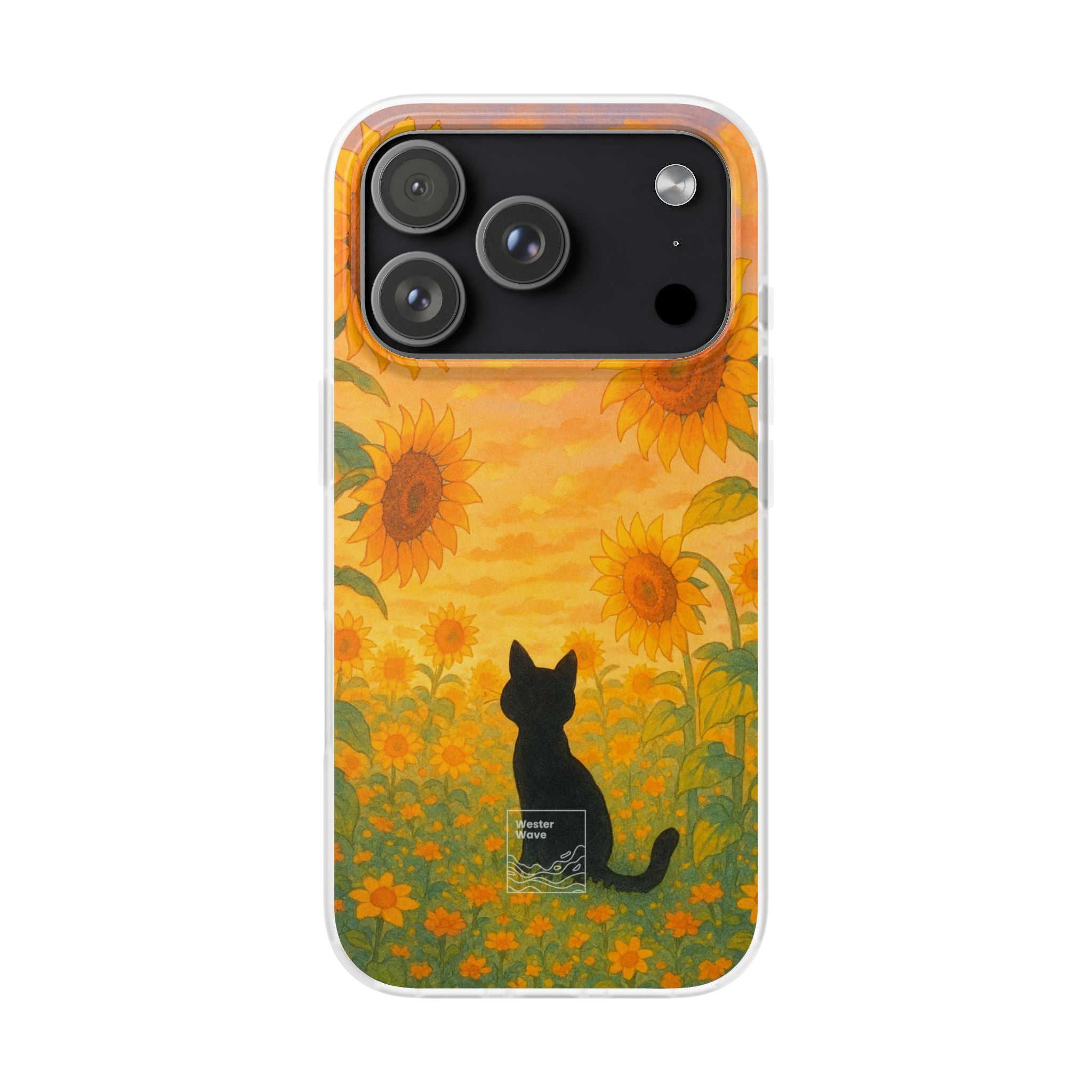 Sunflower Sunrise Cat