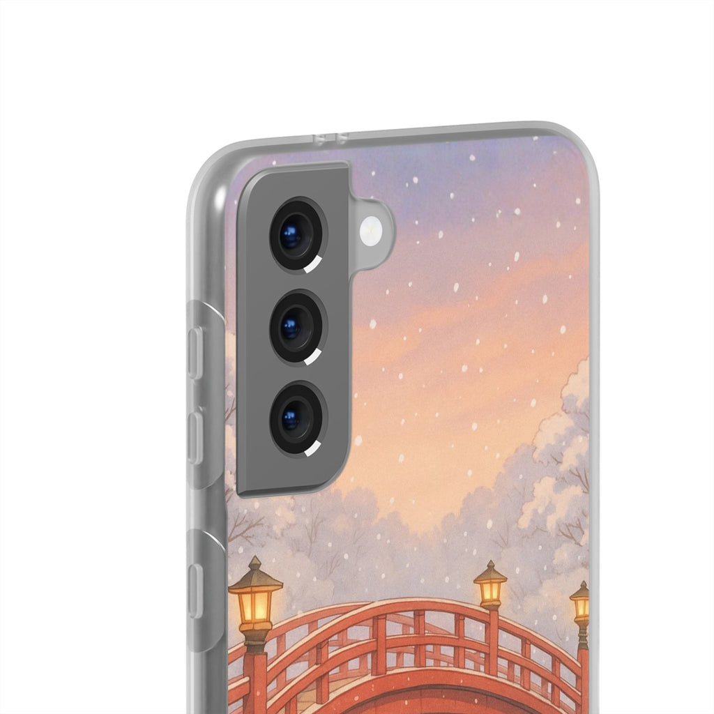 Snowlit Ember Bridge