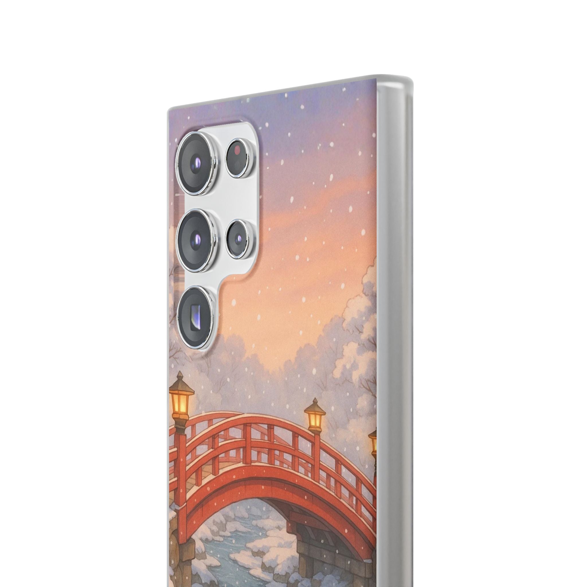 Snowlit Ember Bridge