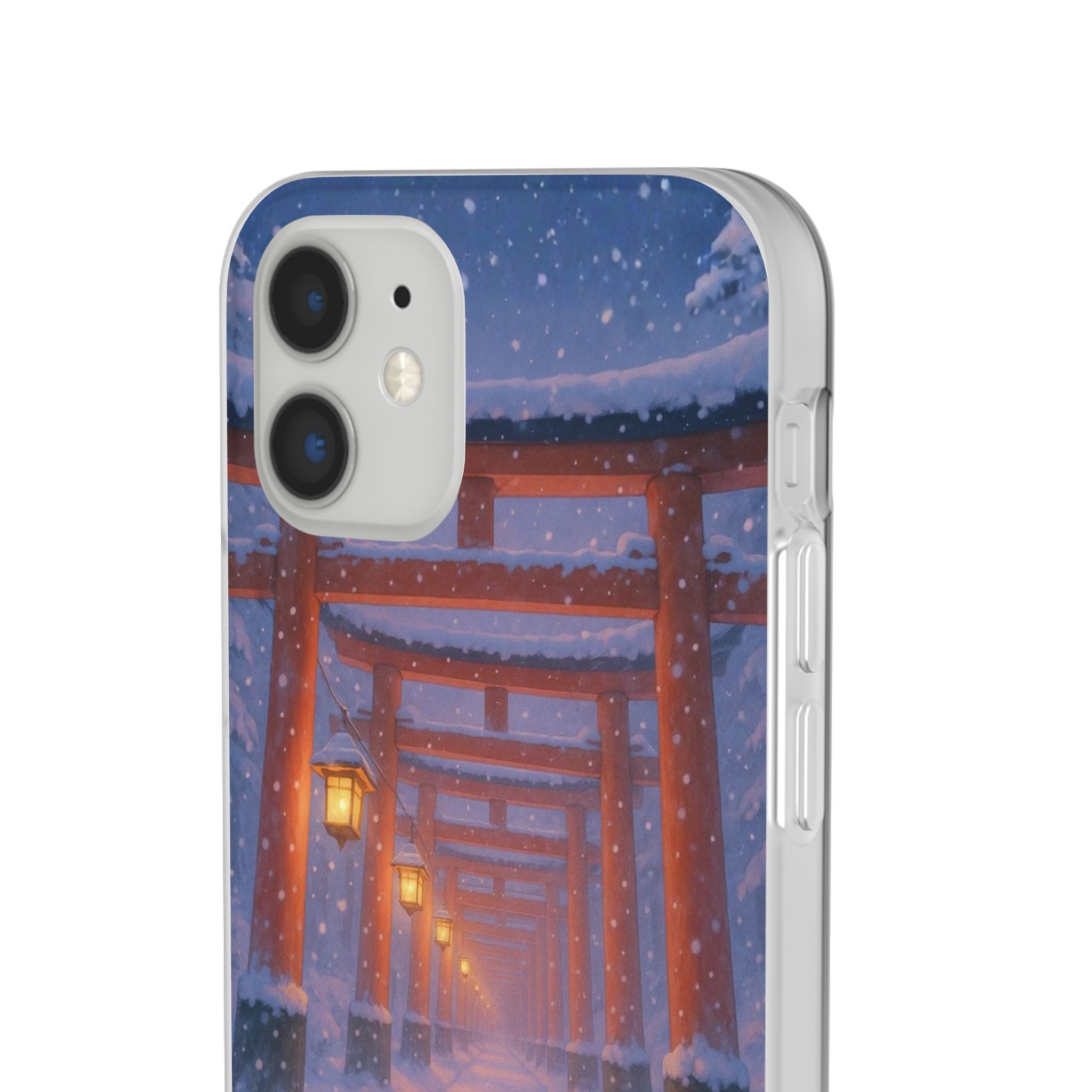 Crimson Path of Winter